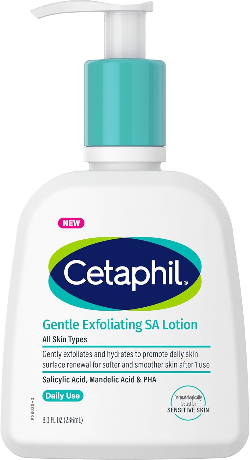 Cetaphil Gentle Exfoliating SA Lotion, Daily Facial Cleanser, Fragrance Free, Paraben Free image number 1