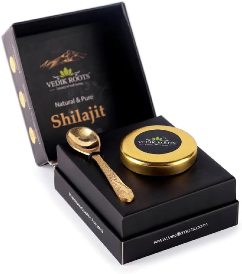 Shilajit Resin Pure Himalayan Organic 30G &ndash; Authentic Resin from 18,000 Ft | Natural Fulvic Acid & Trace Minerals | for Men & Women | Raw, Vegan, Spoon Included image number 6