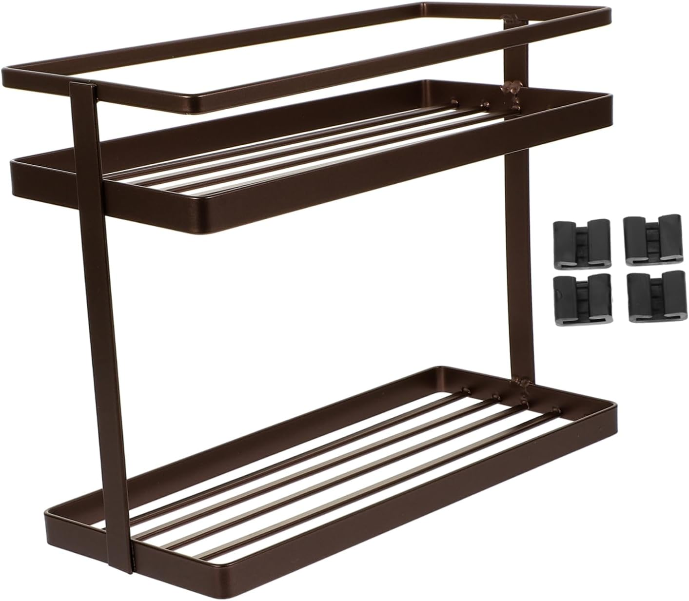 Holibanna Desktop Kitchen Organizer Multi-Functional Spice Storage Rack for Home Use Two Design Stylish for Seasonings and Household Items image number 2