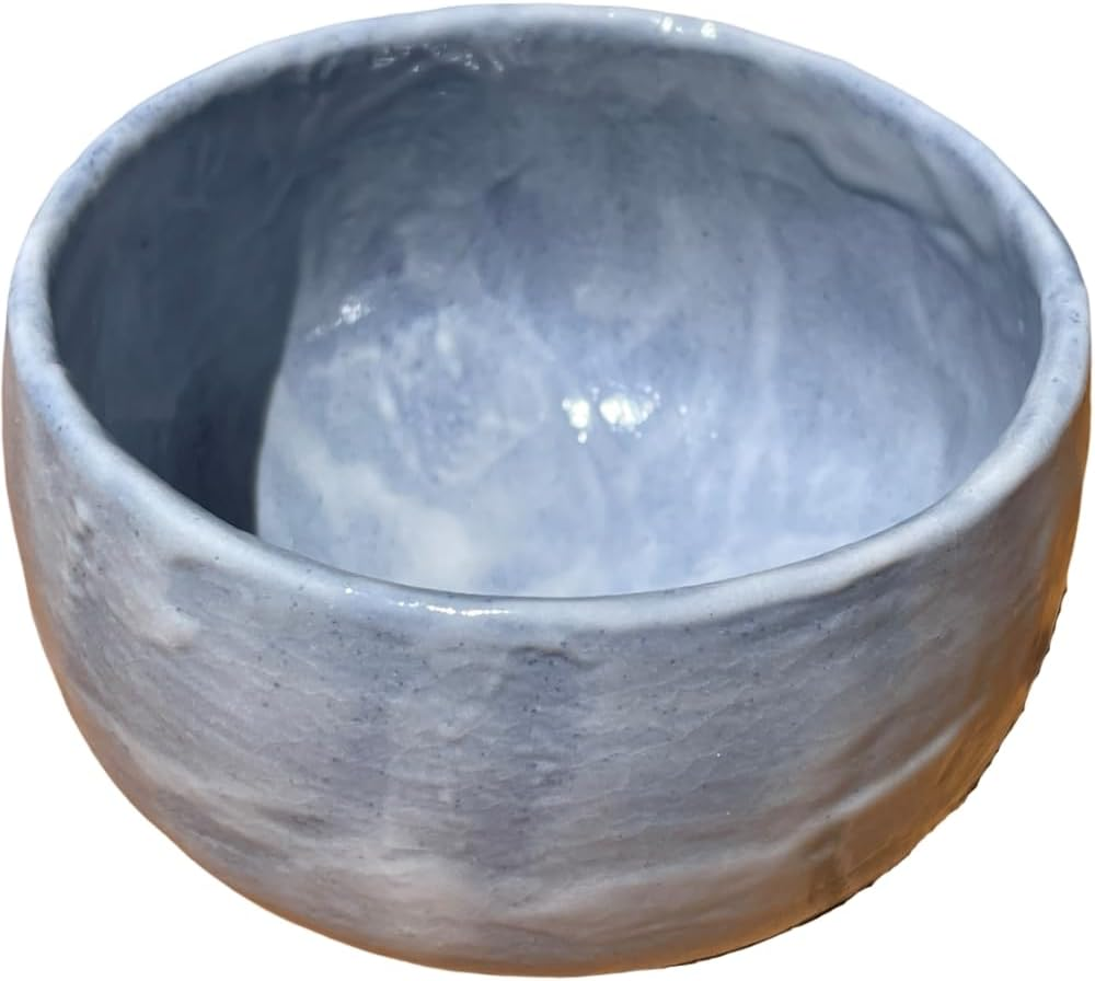 Ale-Net Matcha Bowl, 4.7 X 3.0 Inches (12 X 7.7 Cm), 16.9 Fl Oz (500 Cc), Blue Matcha Bowl, Porcelain, Mino Ware, Made in Japan