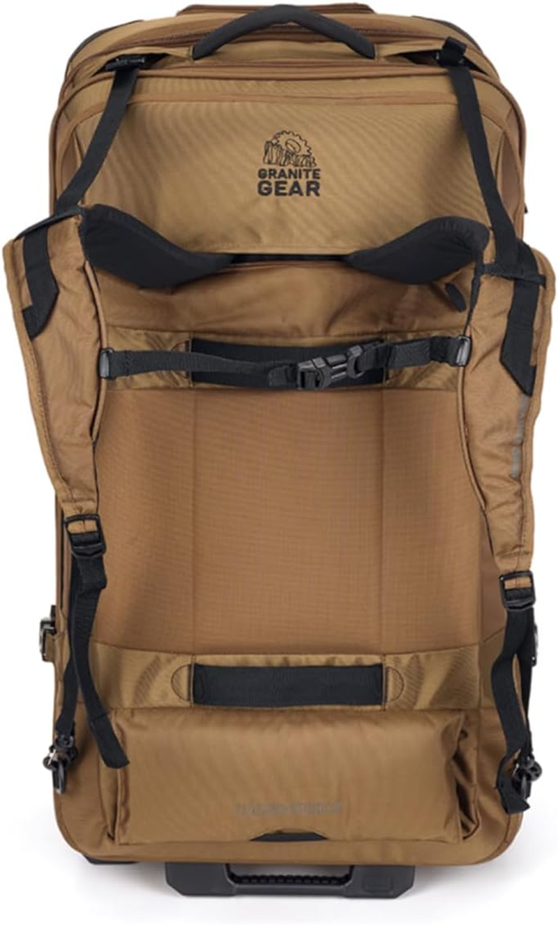 Granite Gear Water-Resistant Wheeled Duffle Suitcase &ndash; Large Check-In Softcase Luggage with Backpack Straps and Rolling Wheels for Travel image number 6