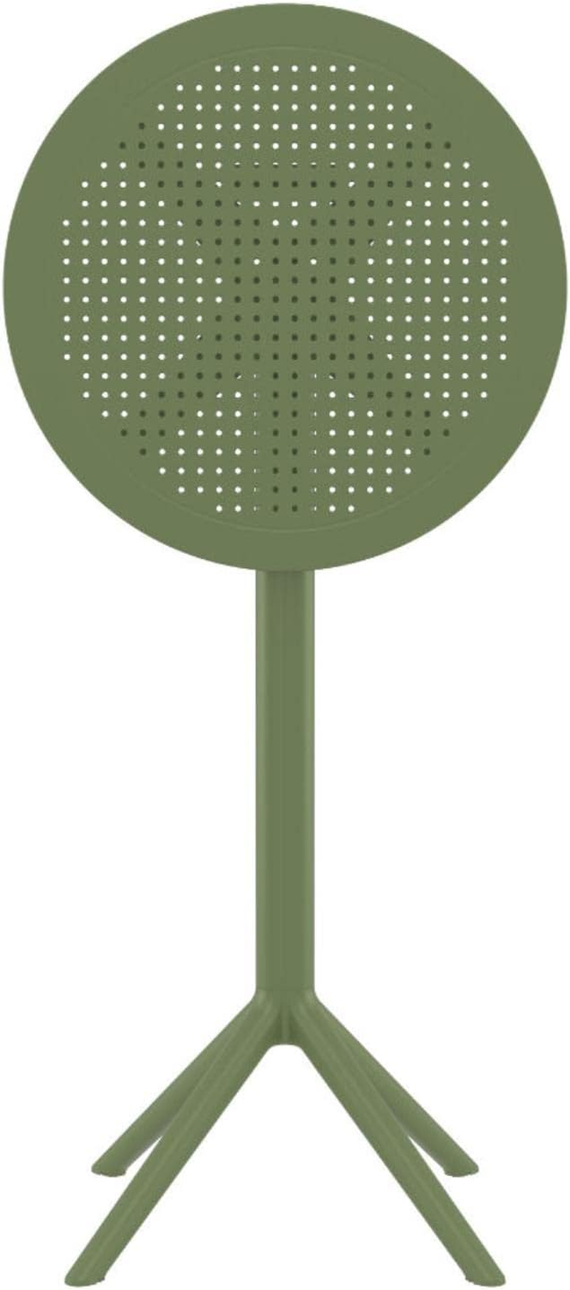 Sky Folding 60 round Bar Table, Olive Green image number 4