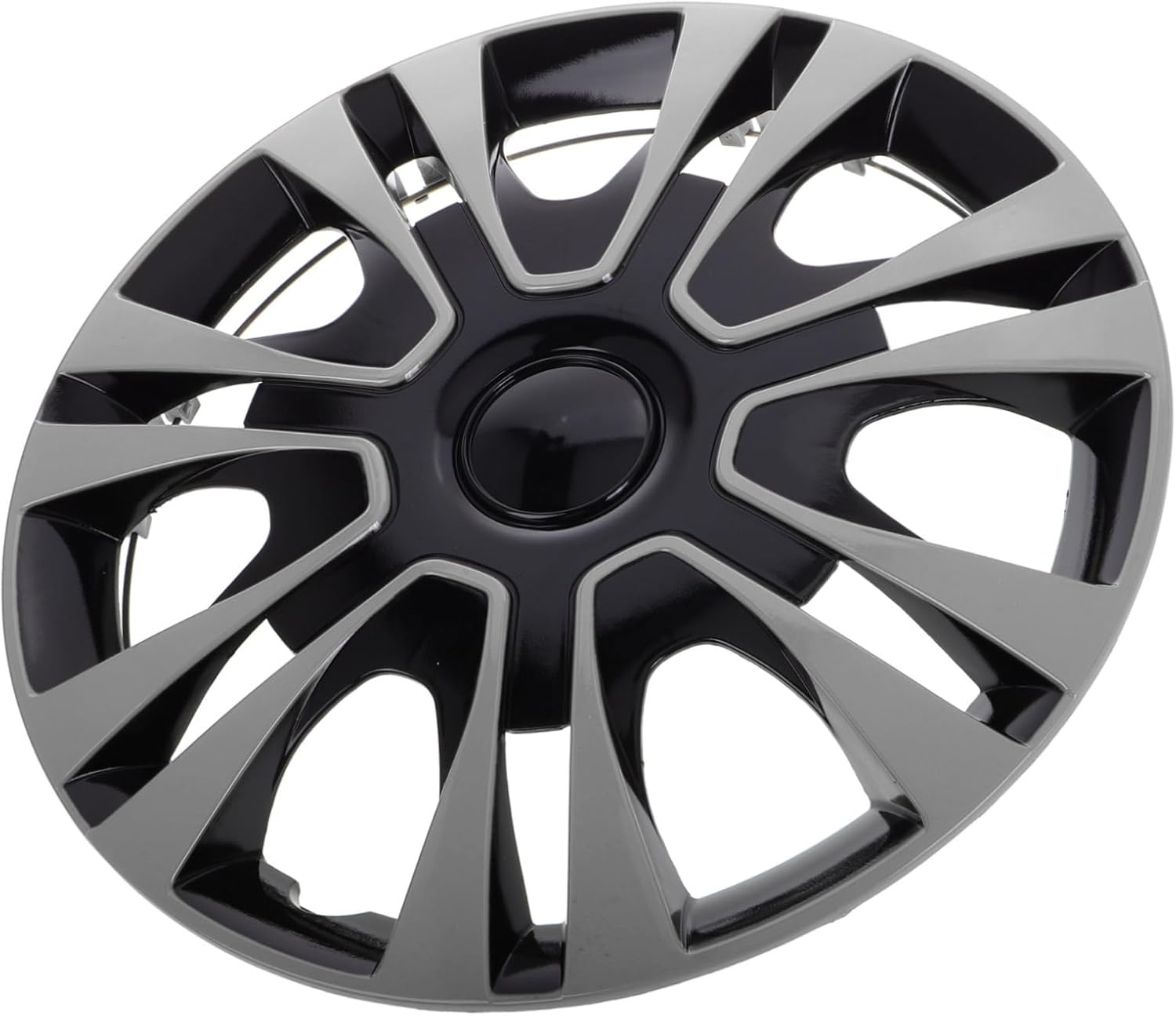 GETAJGHSD 13-Inch Silver Car Wheel Cover Hub Cap Universal Fit Vehicle Rim Replacement Auto Tire Hubcaps for Cars Automotive Accessories image number 6