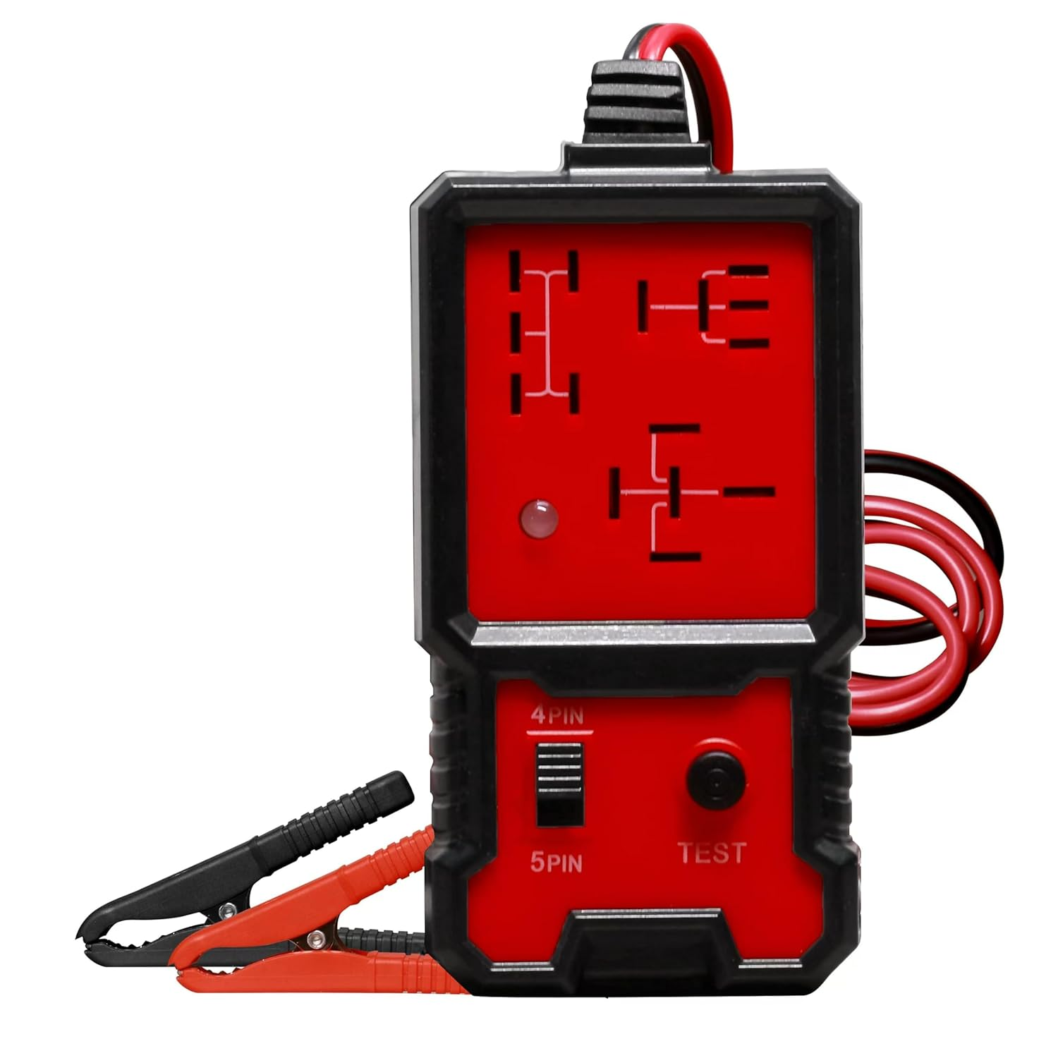 Automotive Relay Tester 12V Car Relay Diagnostic Tool, 12V 4 Needle and 5 -Pin Relay Test, Suitable for Car Enthusiasts, Maintenance Technicians, Handmade DIY, Car Repair Plant.