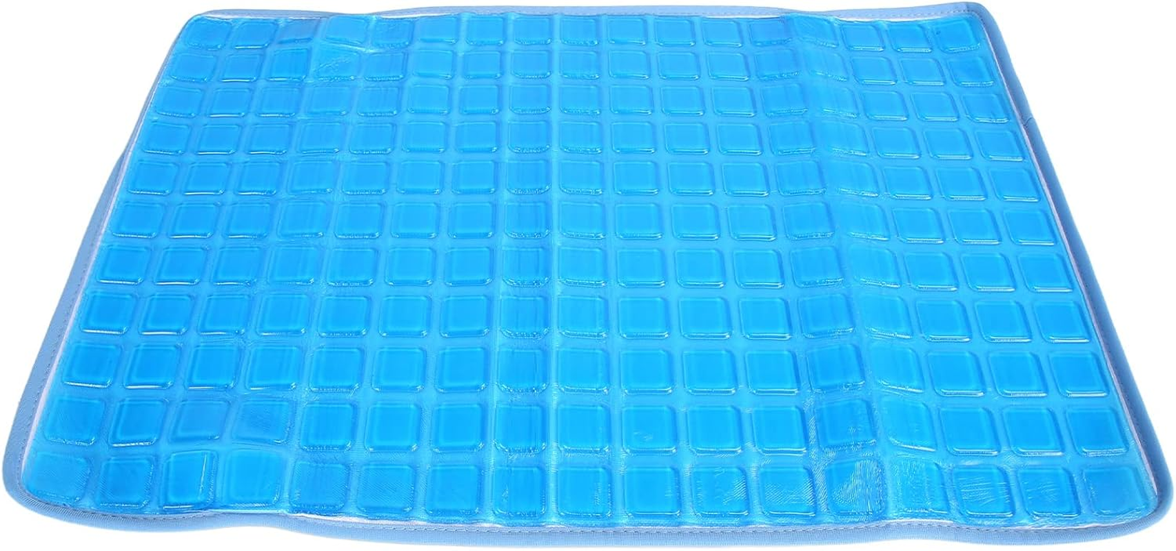 Gel Pillow Mat, 58 X 40Cm Cooling Chill Pillow Pad Breathable Ergonomic Cooling Pillow Cushion, Soft Flexible Foldable Recycling Washable Reusable Pillow Mat image number 3