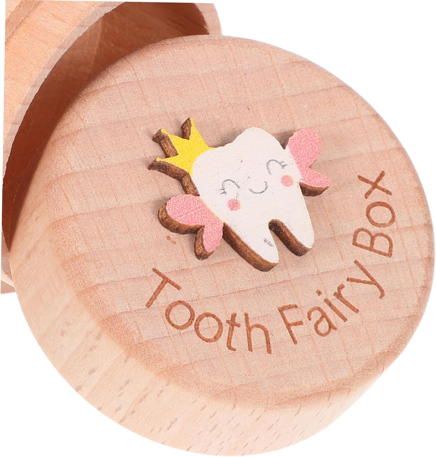 ABOOFAN Wooden Boy Girl'S Teeth Box Cute Tooth Keepsake Organizer for Boys Girls Shower Birthday Present image number 4