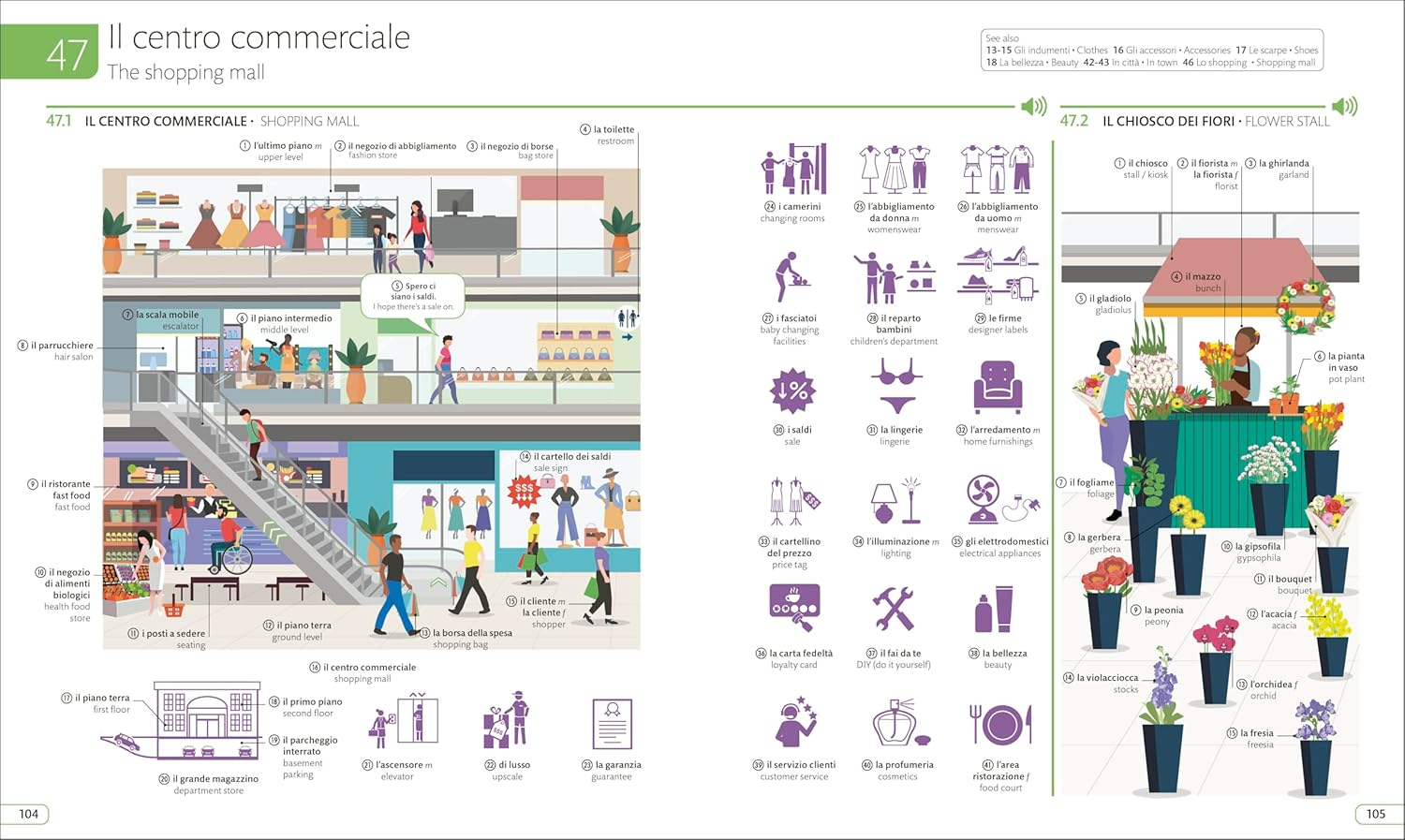 Italian - English Illustrated Dictionary: a Bilingual Visual Guide to over 10,000 Italian Words and Phrases image number 2