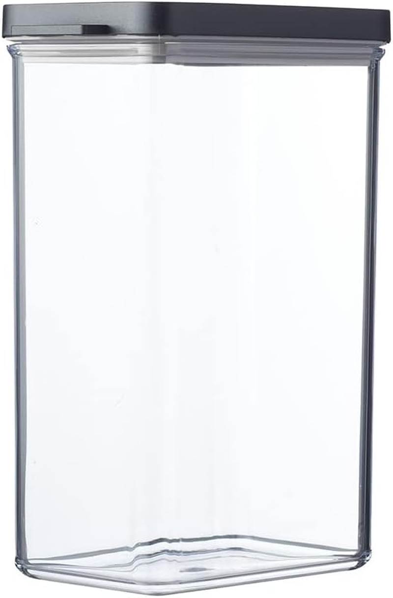 Mepal Storage Jars with Lid, Storage Container, Airtight & Stackable, Kitchen Storage & Organisation, Dishwasher Safe, 2000 Ml, Black