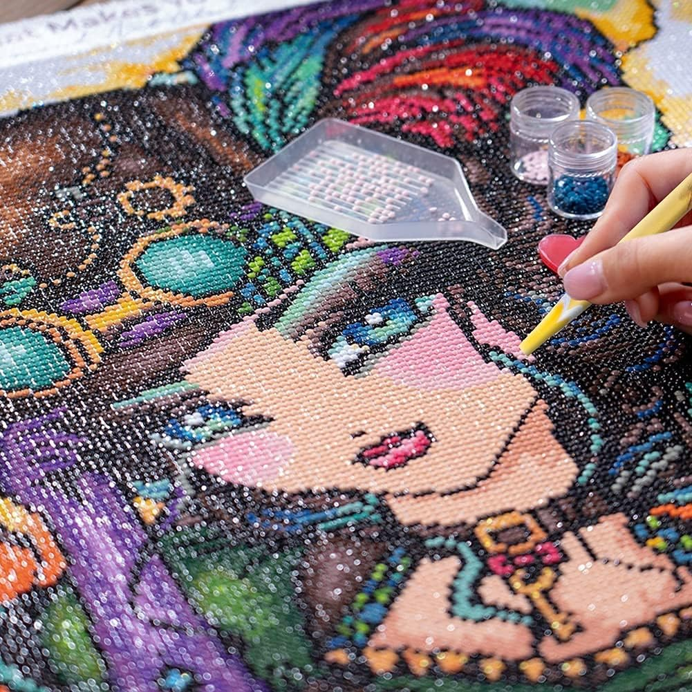 Self Adhesive Resin Rhinestones Picker Pencil Nail Art Gem Crystal Pick up Tool Wax Pen Long 10Pcs