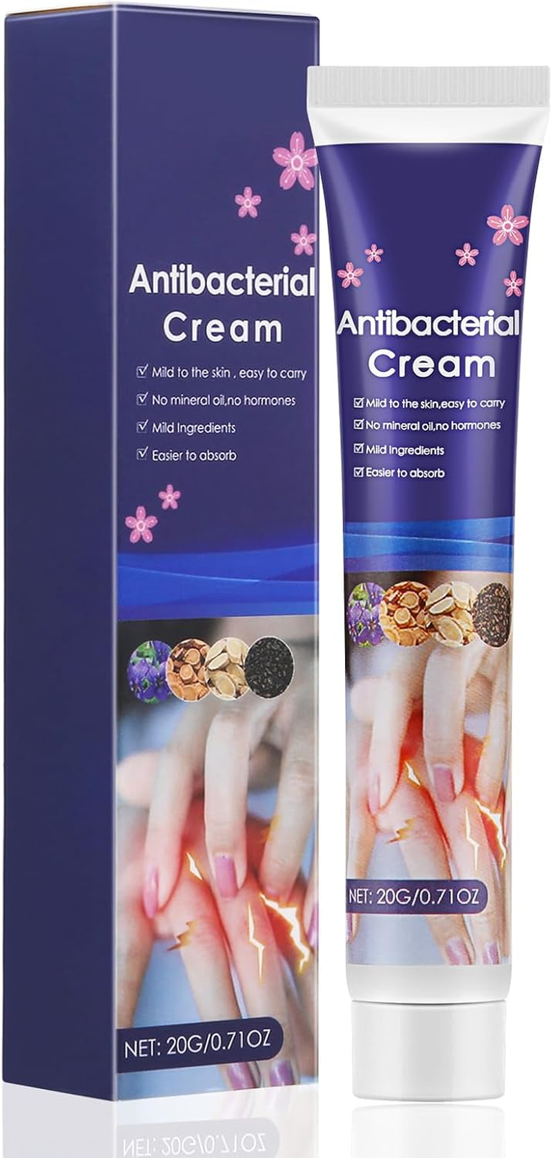 Psoriasis Creams Dermatitis Cream,Eczema,Soothes Red & Inflamed Skin,Moisturizing Body Cream,Lotion image number 2