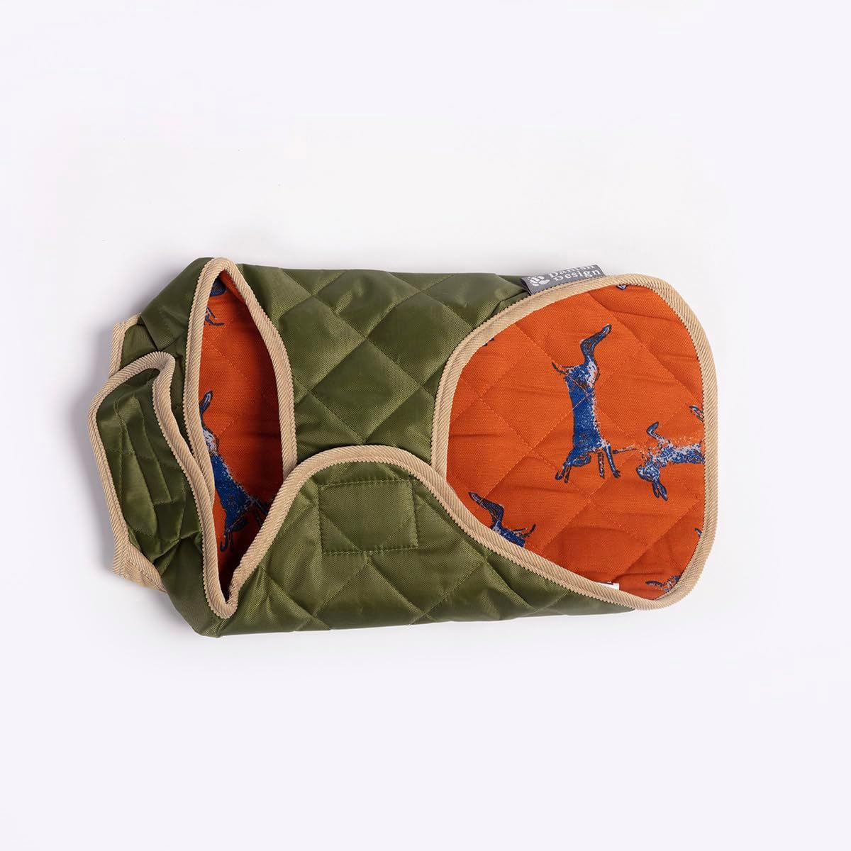 Danish Design Forest Green Quilted Dog Coat 25Cm (10") image number 3