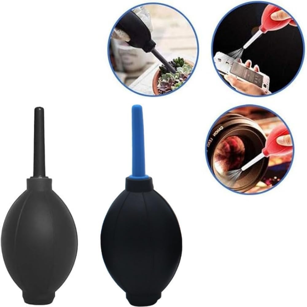 Jindizi 4Pack Soft Tip Silicone Air Blower Blaster Pump Dust Cleaner,Dust Blower Dust Cleaner Lens Blower Air Blaster, with Silicone Air Nozzle,Rubber with Soft Nozzle image number 4