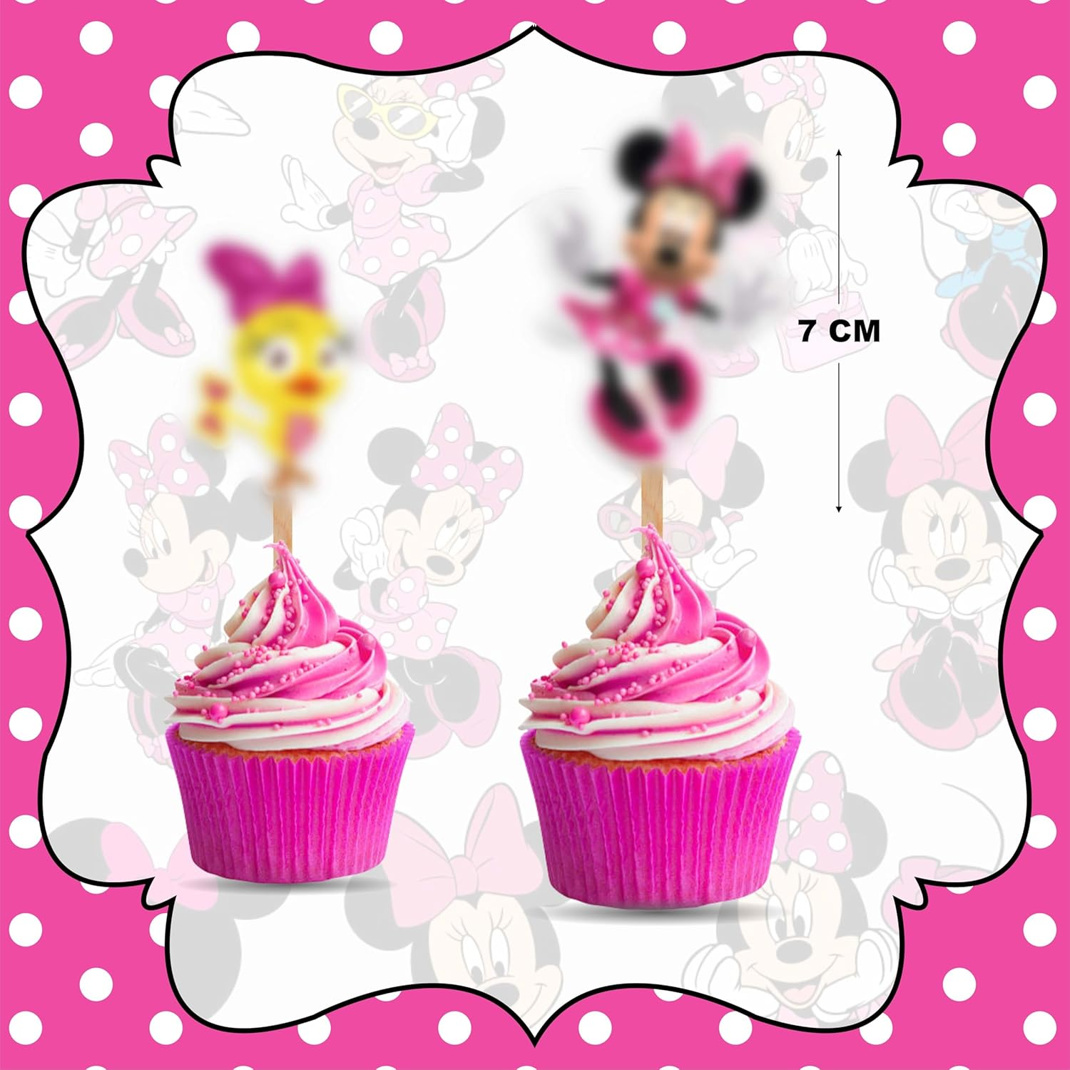 Mine Muse Cupcake Topper &ndash; Charming and Fun Dessert Decorations for Princess-Themed Birthdays and Disney-Inspired Celebrations image number 3