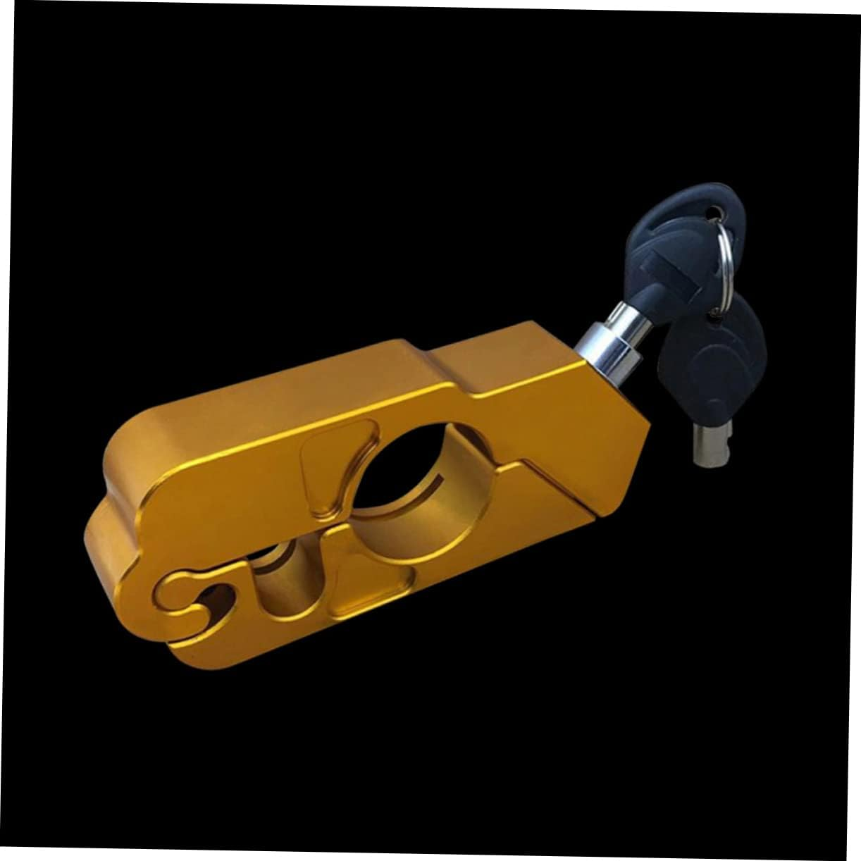 Mikinona CNC Aluminum Alloy Motorcycle Handlebar Lock Theft Device for Scooters and Atvs Lightweight and Compact Design for Securely Locking Moving Parts image number 4