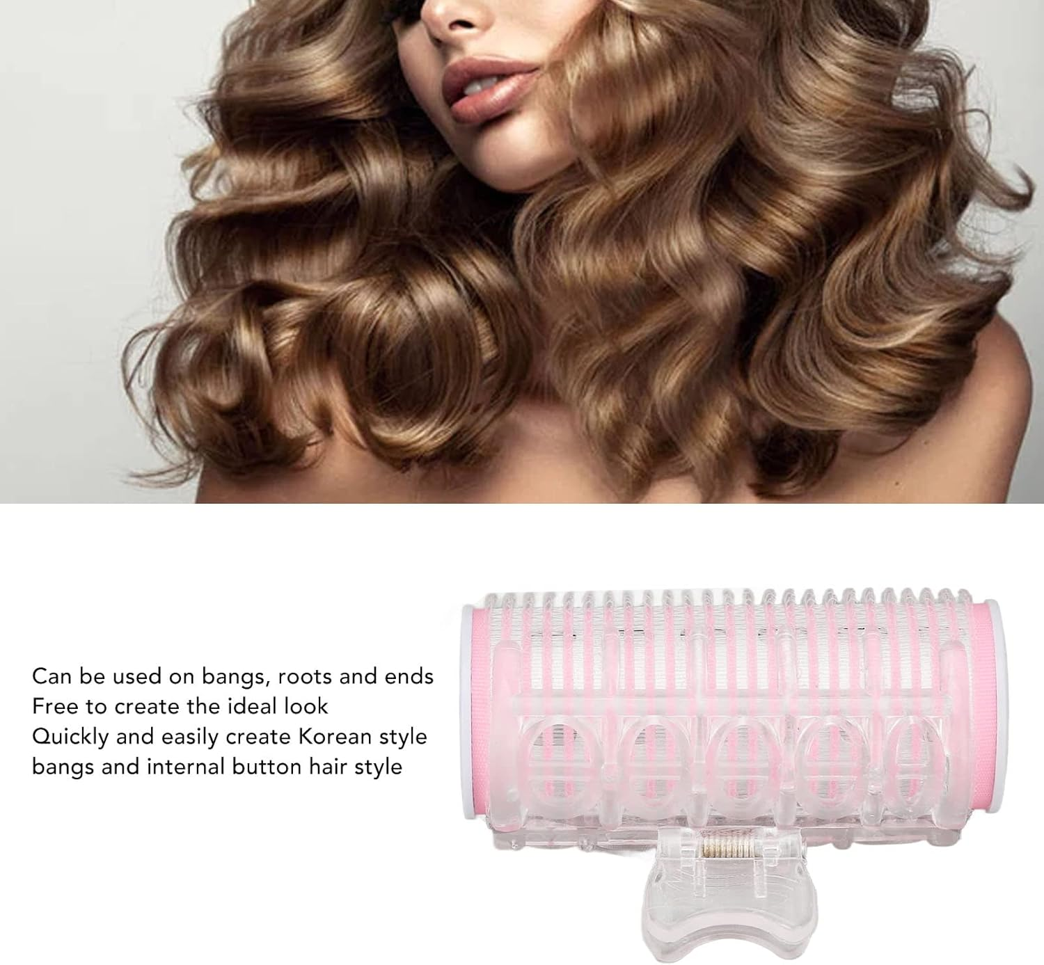Portable Electric Heated Hair Rollers with Clip, USB Rechargeable Mini Ceramic Curling Rollers, Volumizing Hair Curler for Curly Bangs, Hot Hair Rollers for Quick and Easy Styling image number 5