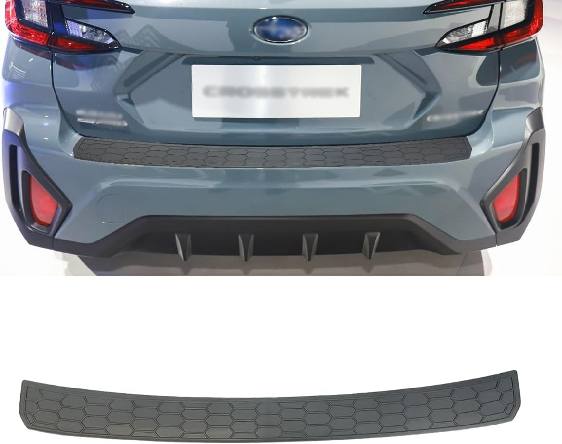 Tybock Rear Bumper Protector Guard Accessory Trim Cover Scratch Resistant Trunk Door Entry Guards Compatible with Subaru XV Crosstrek 2012 2013 2014 2015 2016 2017