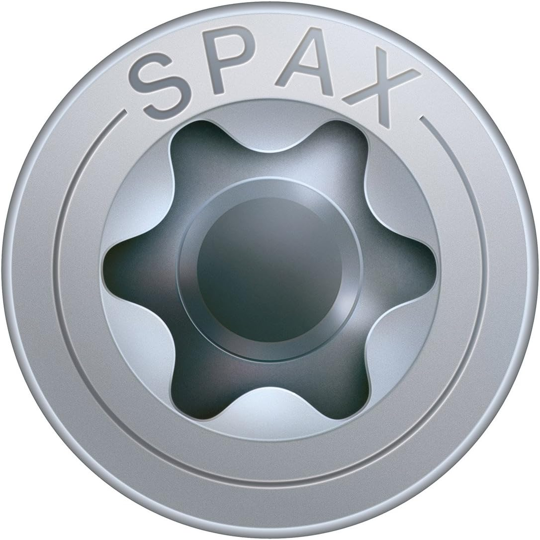 SPAX T-Star plus 0541010450605 Laying Screw, 4.5 X 60 Mm, Pack of 500, Countersunk Head, Fixing Thread, 4CUT, Wirox A3J image number 1