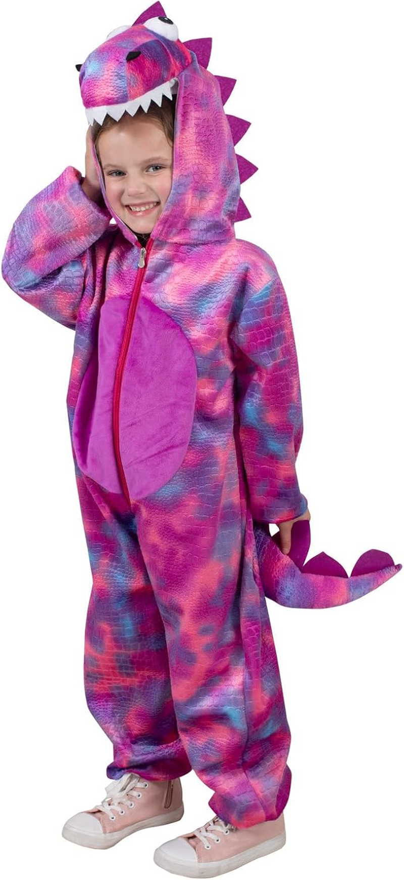 Roarin' Rex Pink Dinosaur Costume for Toddlers and Kids