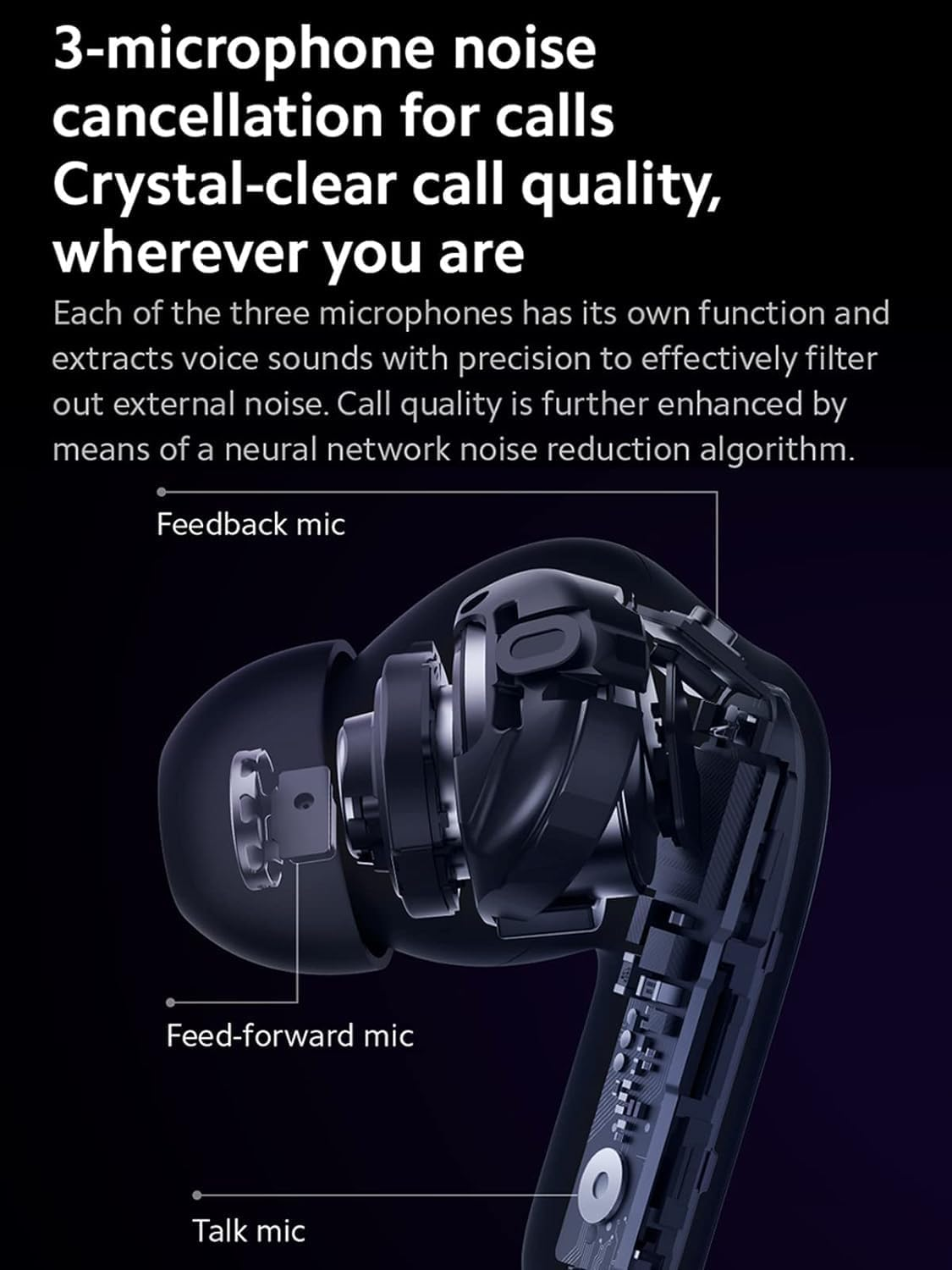 Xiaomi Redmi Buds 4 Pro Headset True Wireless Stereo (TWS) In-Ear Calls/Music Bluetooth Black image number 3