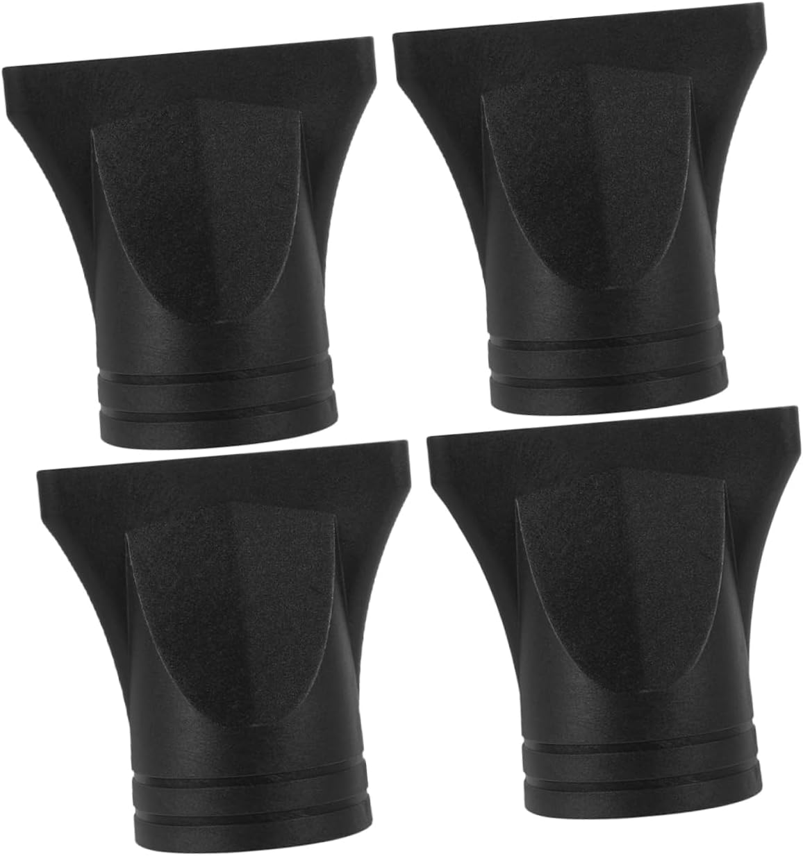 CIYODO 4Pcs Narrow Nozzle Hair Dryer Attachment High Temperature Resistant Blow Dryer Concentrator Replacement Fast Uniform Airflow for Smoother Shinier Hair Easy to Install