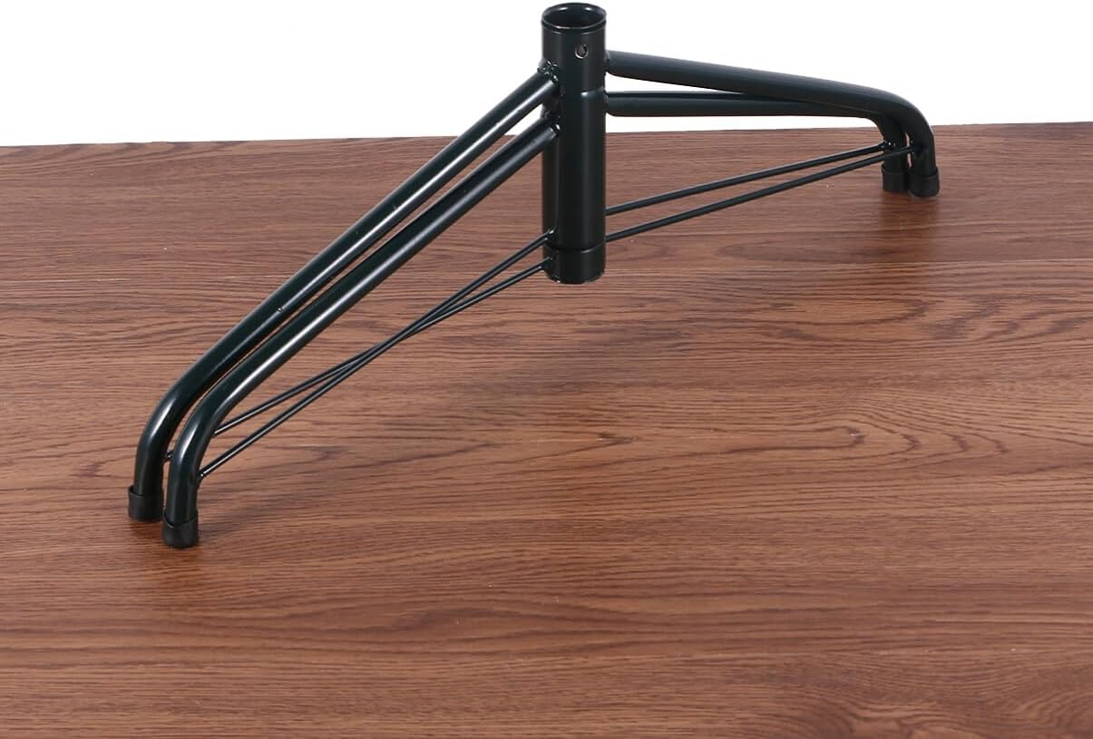 Holibanna Christmas Tree Turning Stand Rotating Christmas Tree Stand Fake Tree Holder Cast Iron Tree Stand Folding Christmas Tree Stand Base Xmas Tree Base to Rotate Metal Box Rack image number 1