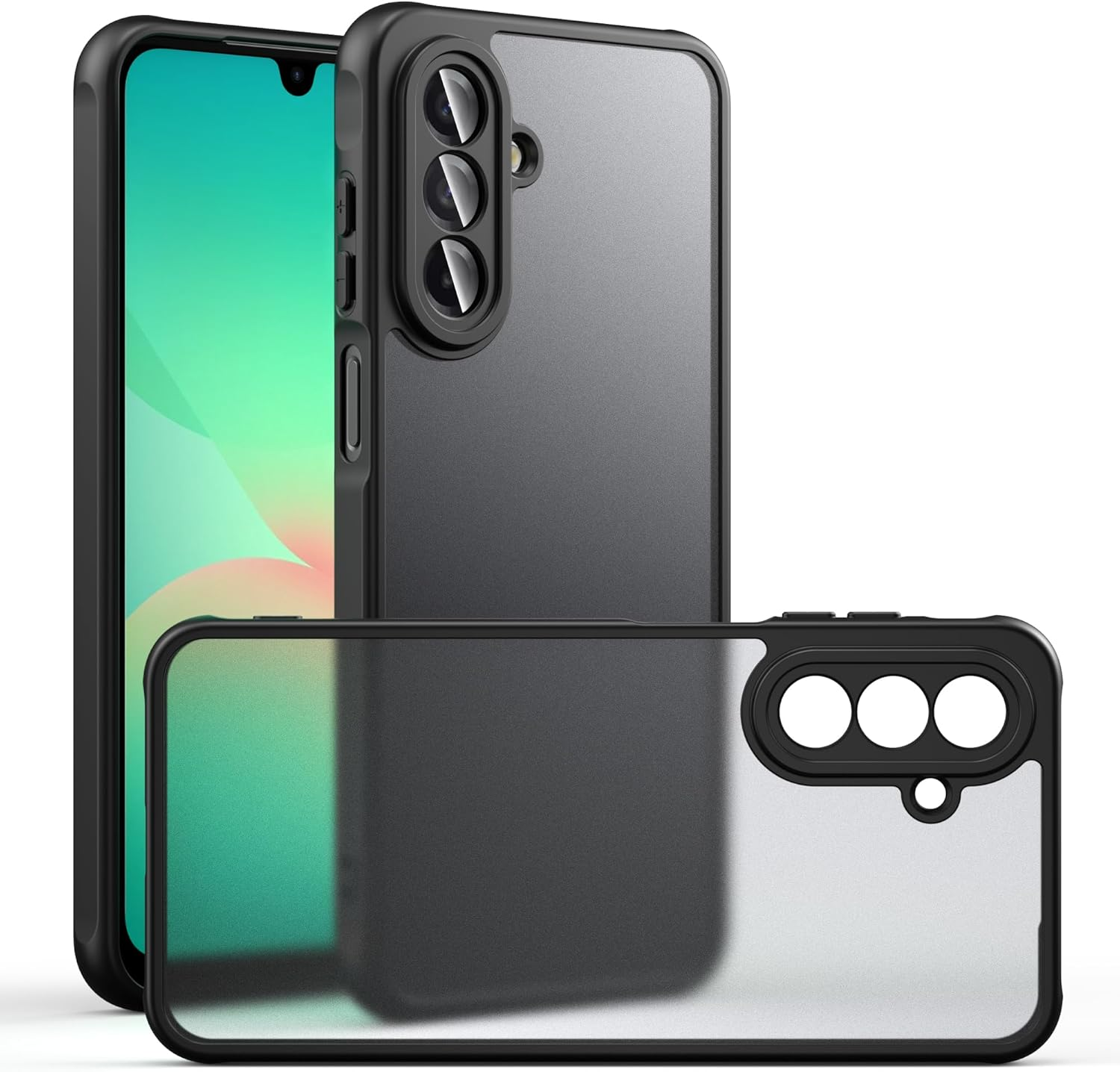 Matte Case for Samsung Galaxy S23 Ultra Case, Shockproof Drop Protection Anti-Fingerprint, Frosted Translucent Back Phone Cover for Samsung S23 Ultra Case 5G