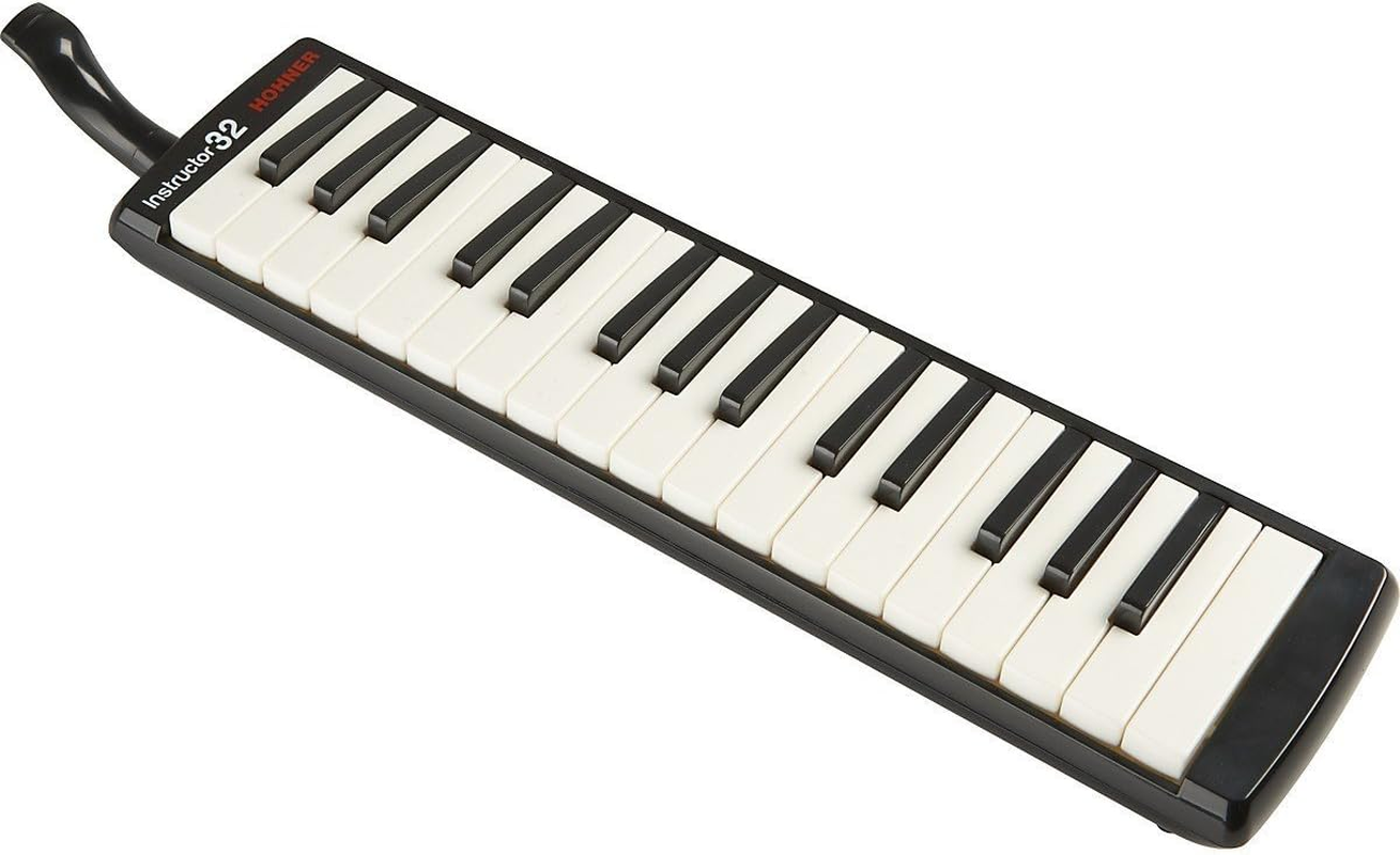 Hohner 32B Piano-Style Melodica Black image number 1