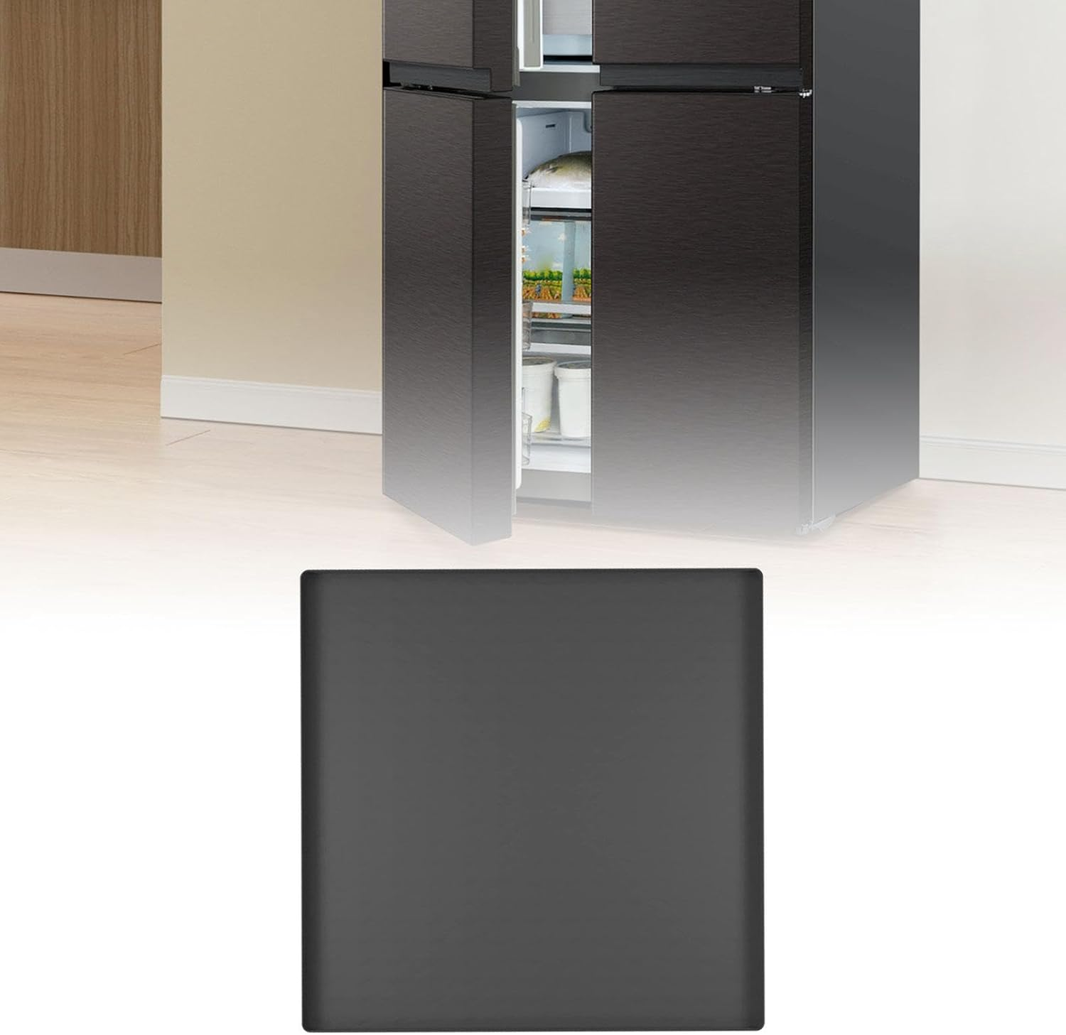 Fenteer Premium Silicone Drip Tray for Mini Fridges and Wine Cabinets, Gray image number 3