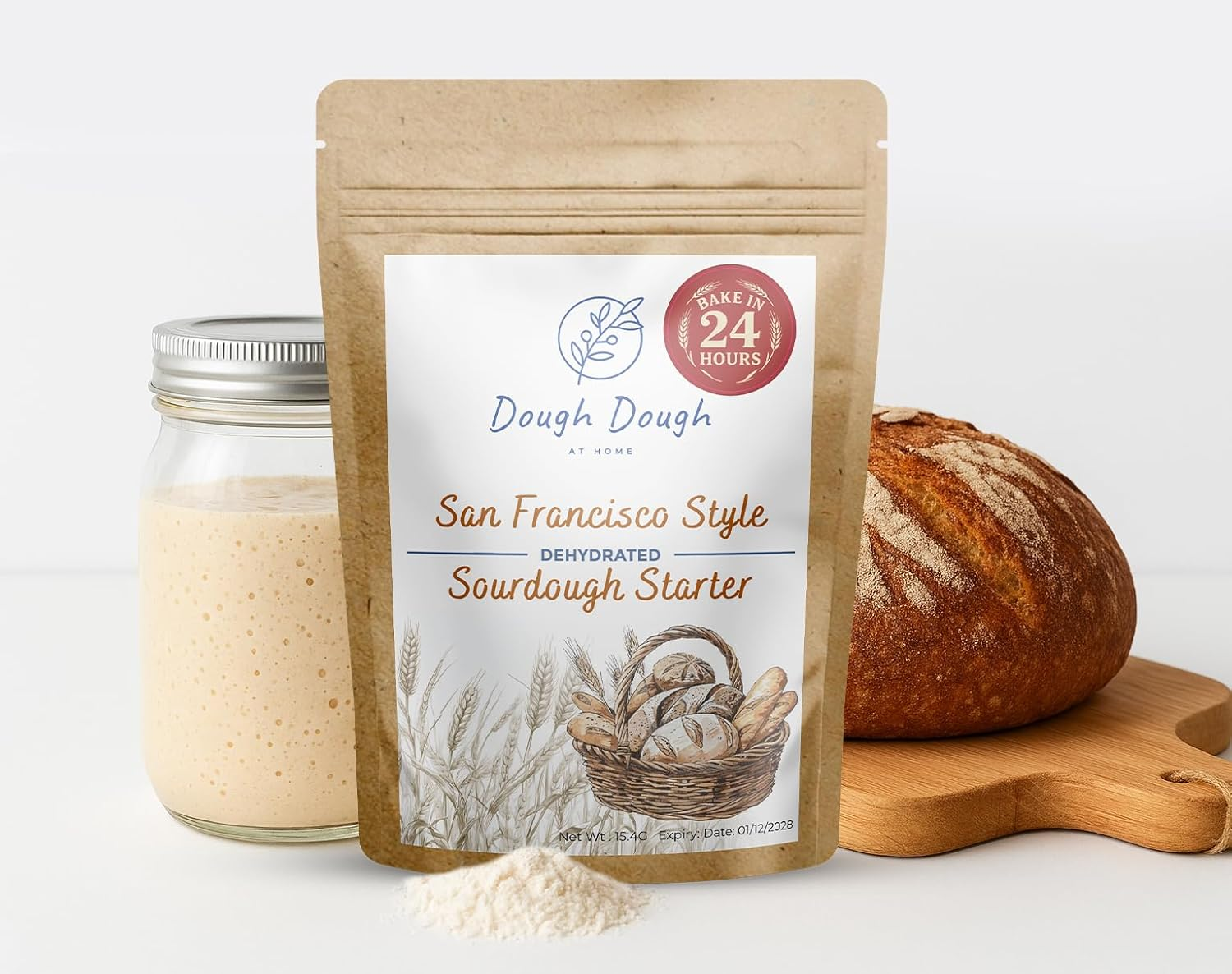 San Francisco Style Dehydrated Sourdough Starter &ndash; Activates in Just 24 Hours &ndash; Bake Fresh Artisan Bread Fast image number 5