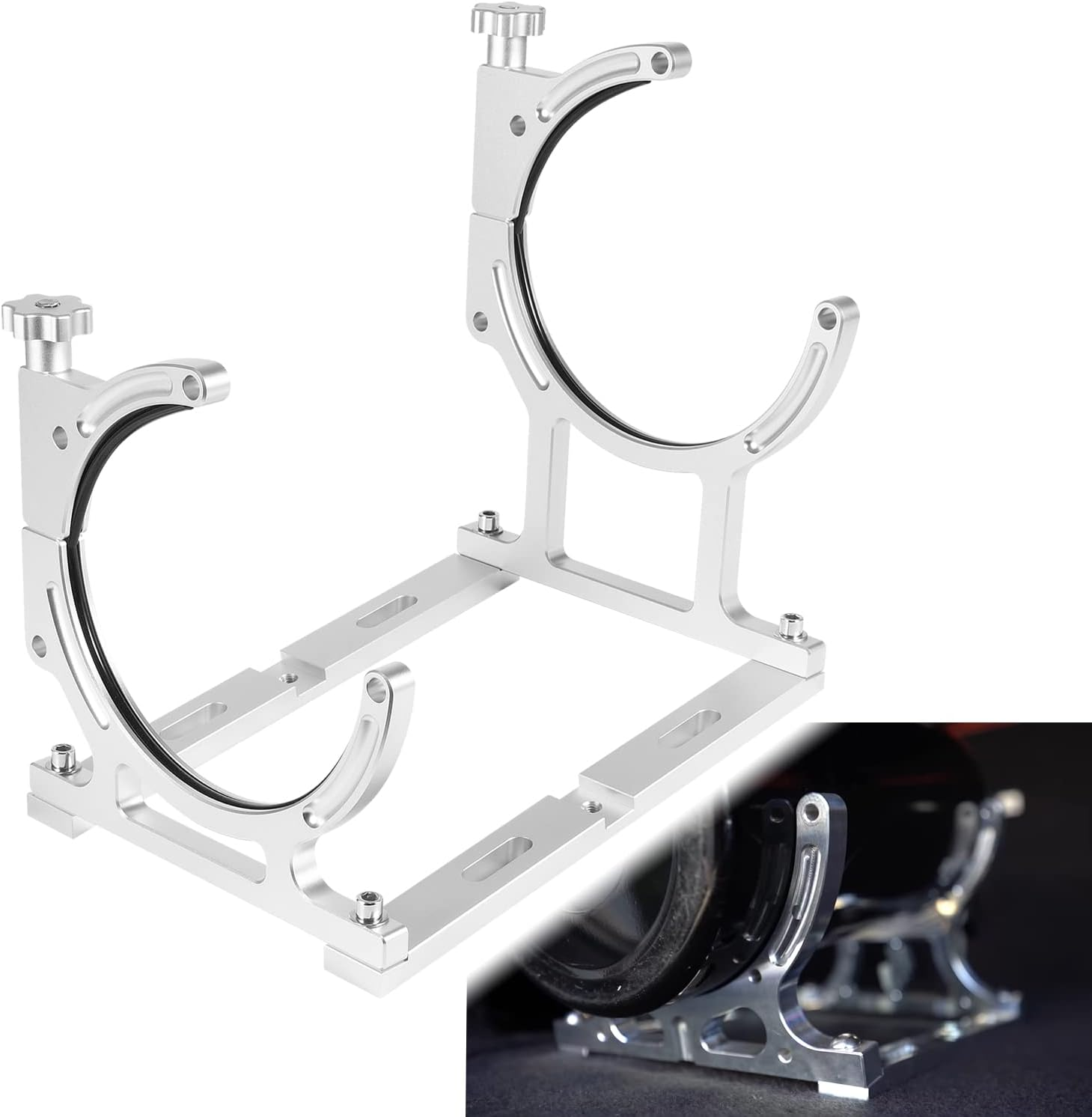 Nitrous Oxide Nos Billet Aluminum Single Bottle Holder Bracket image number 1