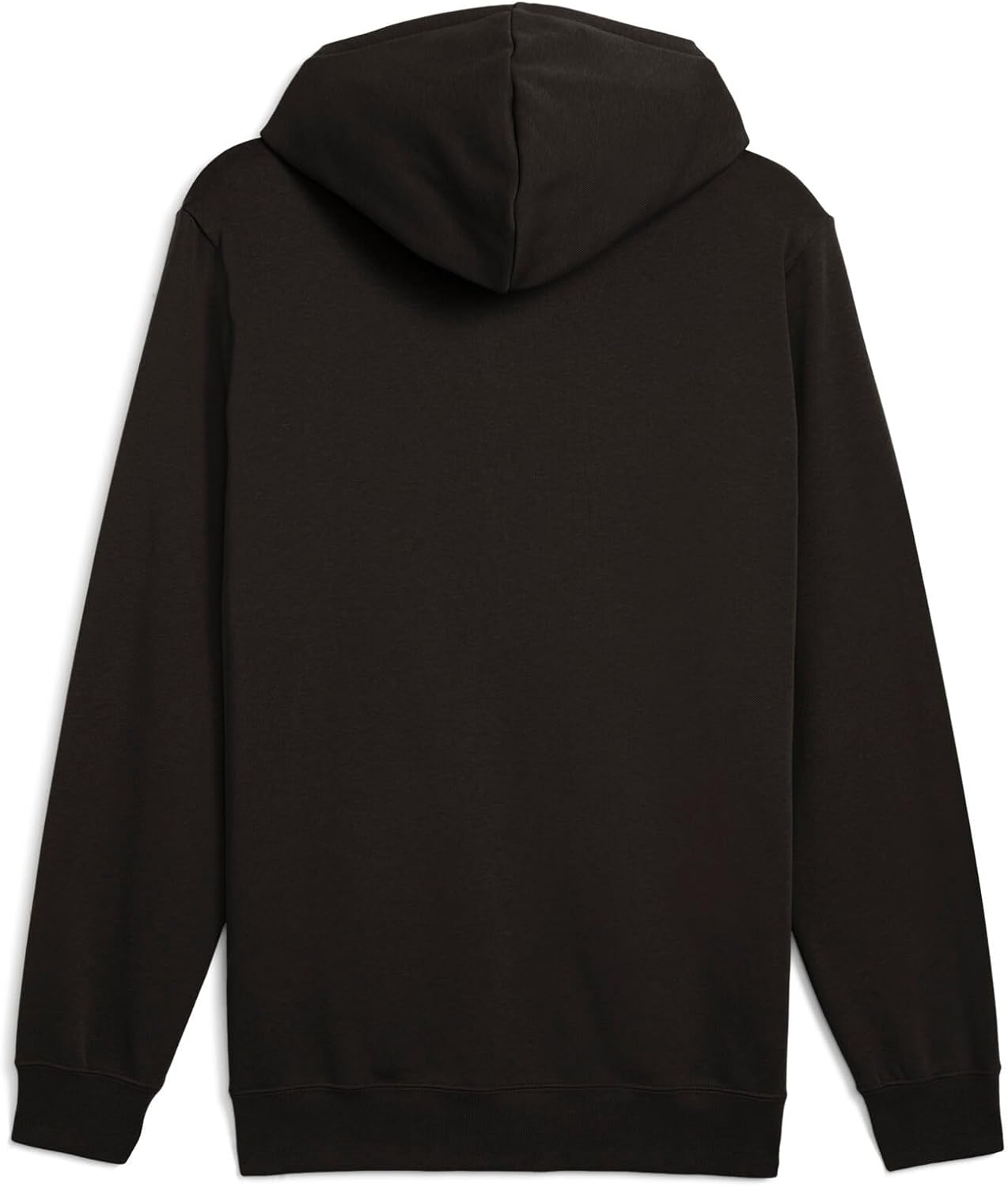 PUMA Men'S Essential 2 Colour No. 1 Logo Hoodie Fleece, Black/Spring Fern