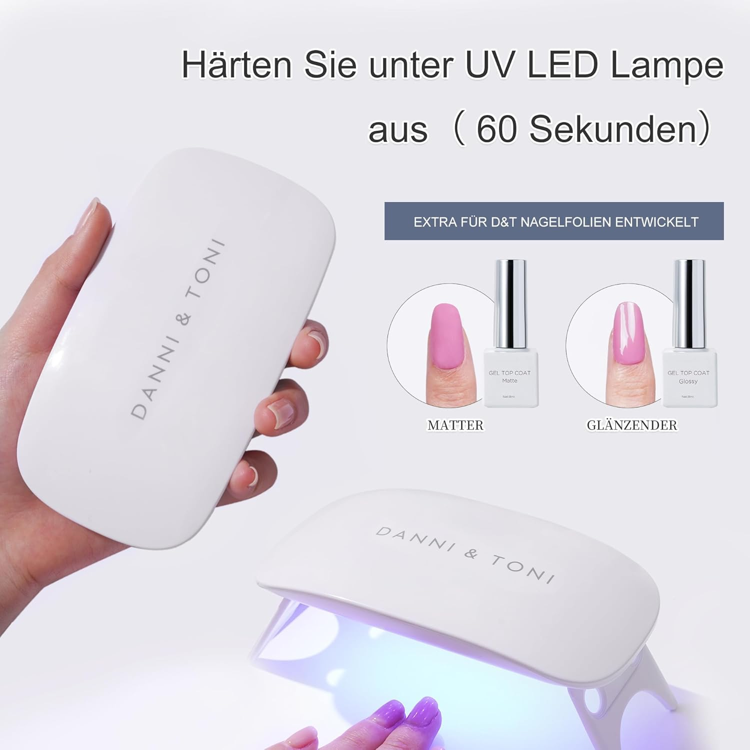 DANNI & TONI Semi-Cured Gel Nail Foils (Nude Mirage) Nude Tone Gold Cat'S Eye Shiny Nail Set UV Gel Nail Foil Nail Stickers Nail Design Self-Adhesive Wraps 28 Stickers - Metallic Sands-En image number 5