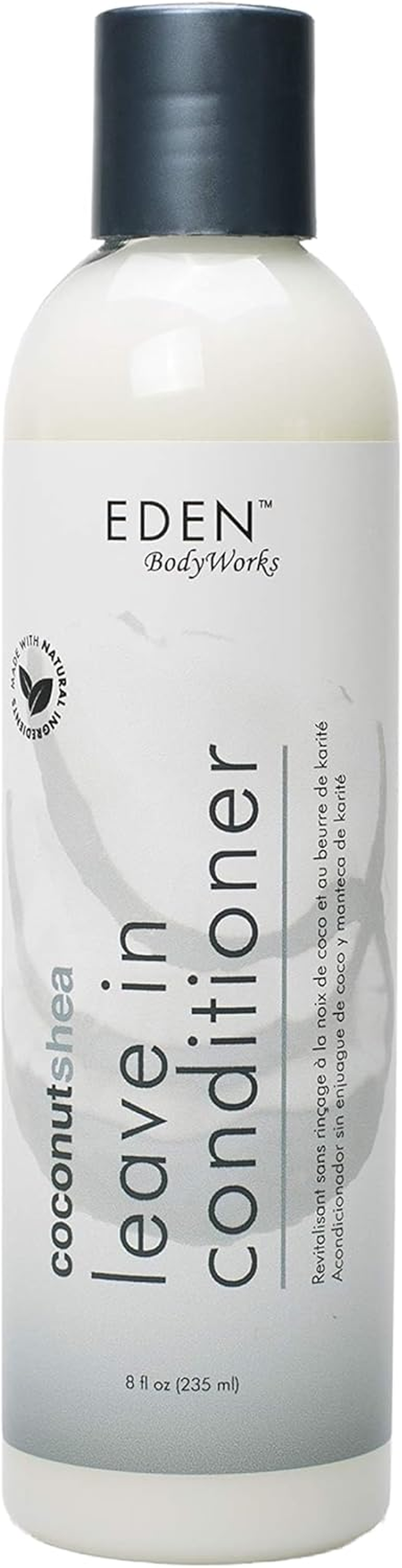 EDEN Bodyworks Coconut Shea Leave-In Conditioner | 8 Oz | Moisturize, Define Curls, Add Shine - Packaging May Vary