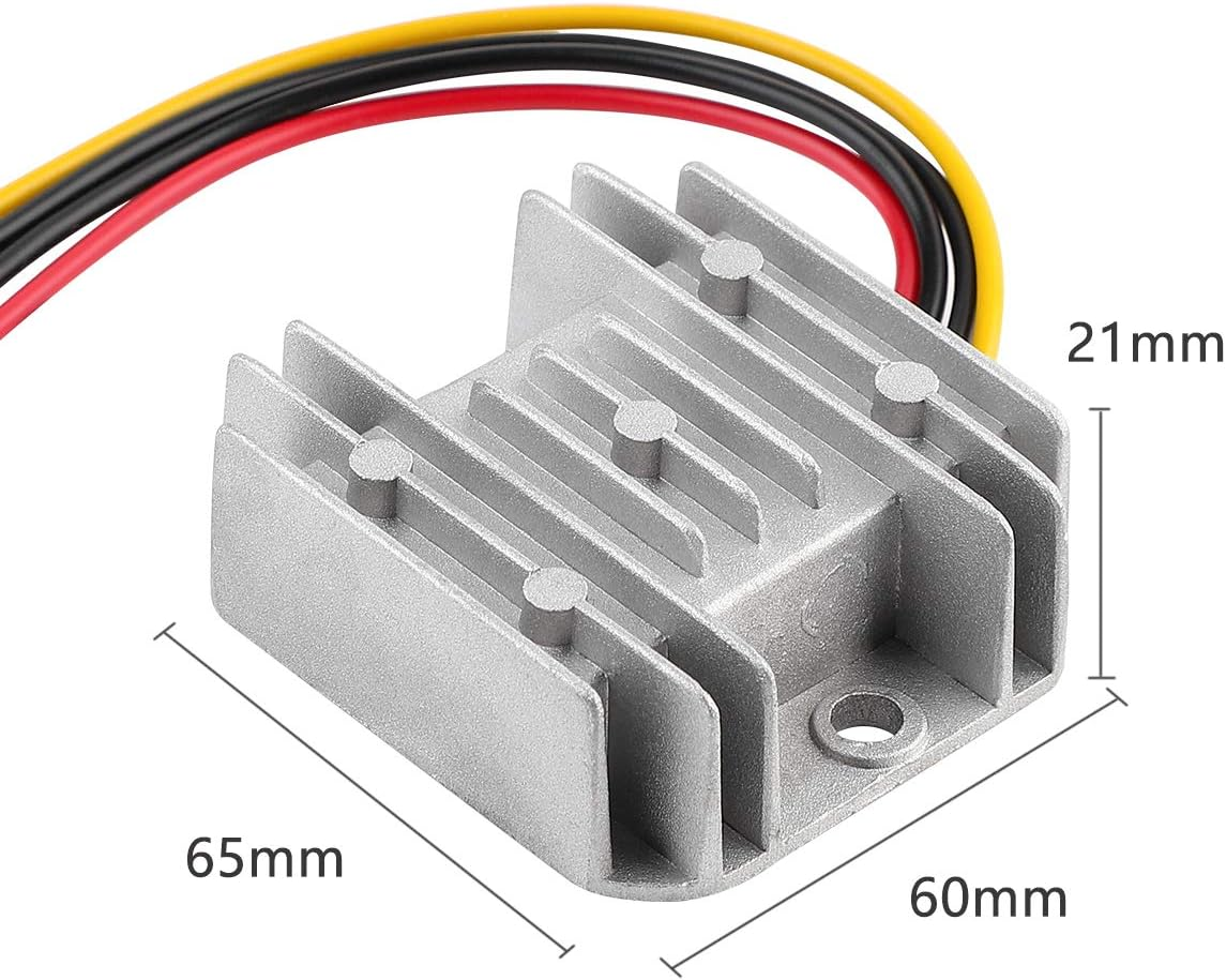 Golf CART Voltage Reducer Automatic Buck Boost Converter DC 8V-40V to 12V 3A 36W Step down up Regulator Waterproof Module Transformer image number 3