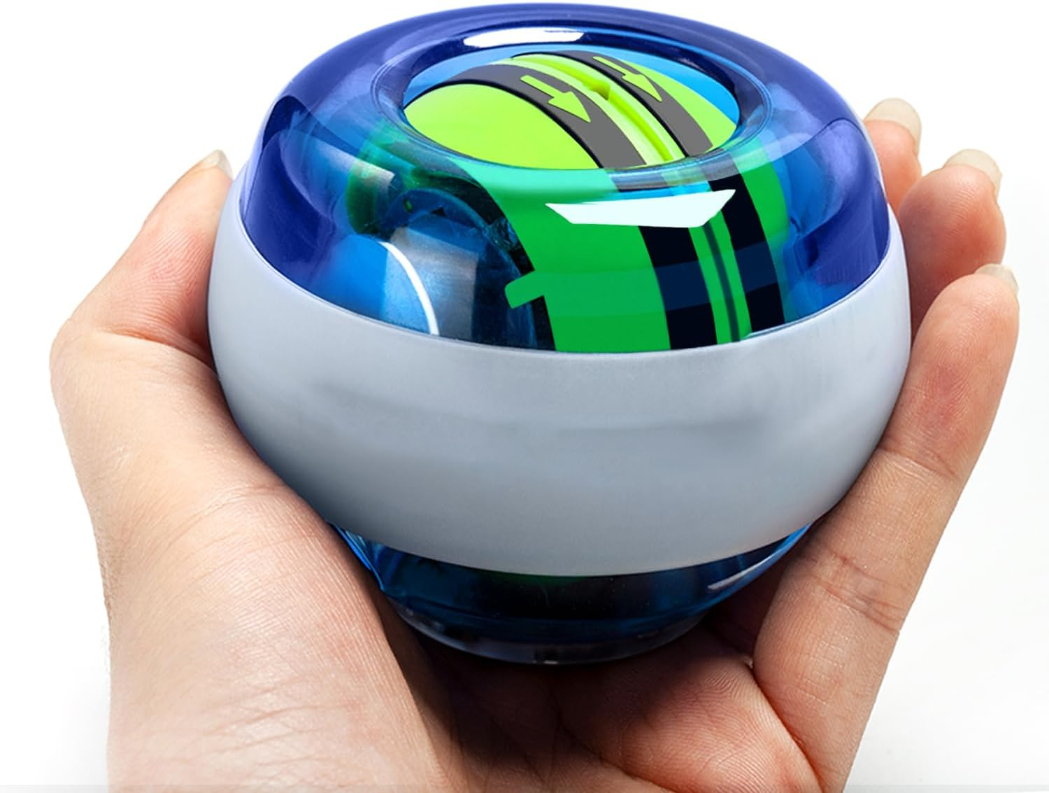 DOTSOG Wrist Trainer Exercises Power Ball Wrist&Forearm Strengthener Essential Auto-Start Spinner Gyro Ball with LED Lights image number 5