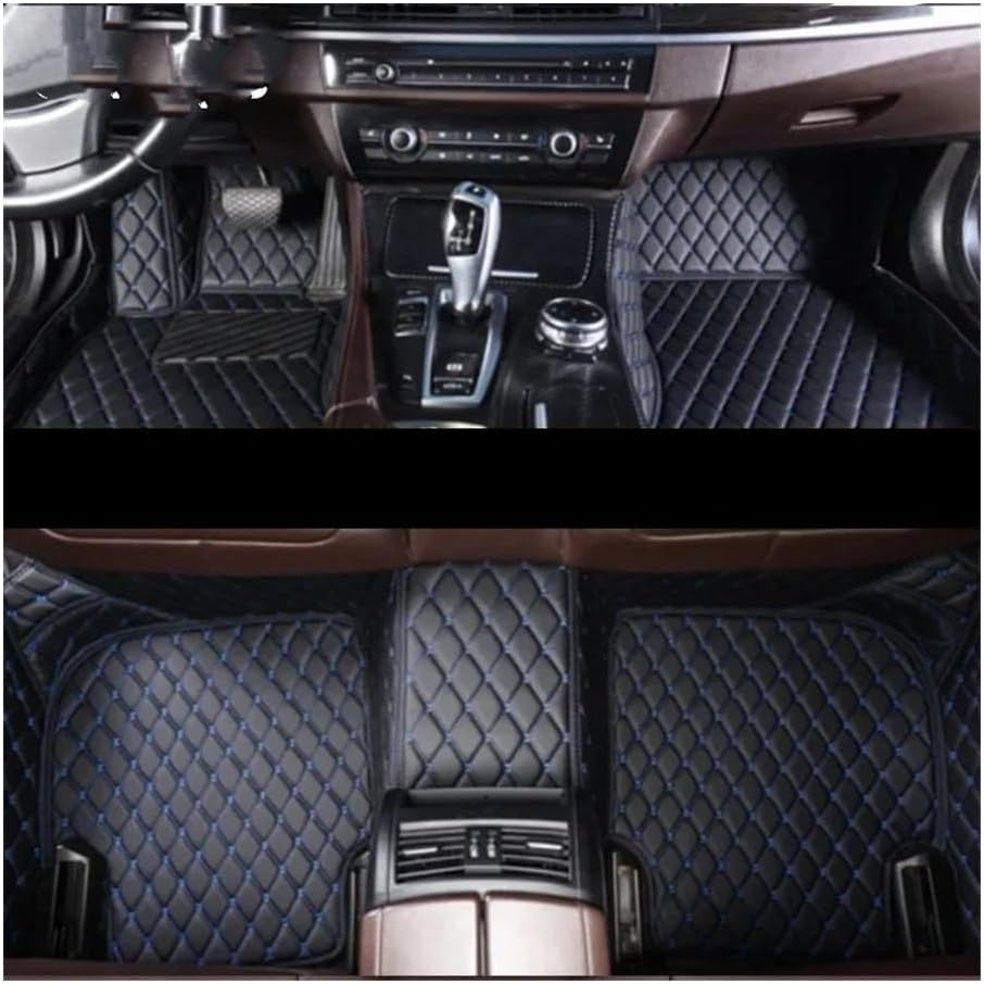 Car Mats Custom Car Floor Mats for N&Issan for Navara D22 D23 D40 1997-2010 2011 2012 2013 2014 2015 2016 Auto Carpets Foot Coche(Blue) - Beige image number 6