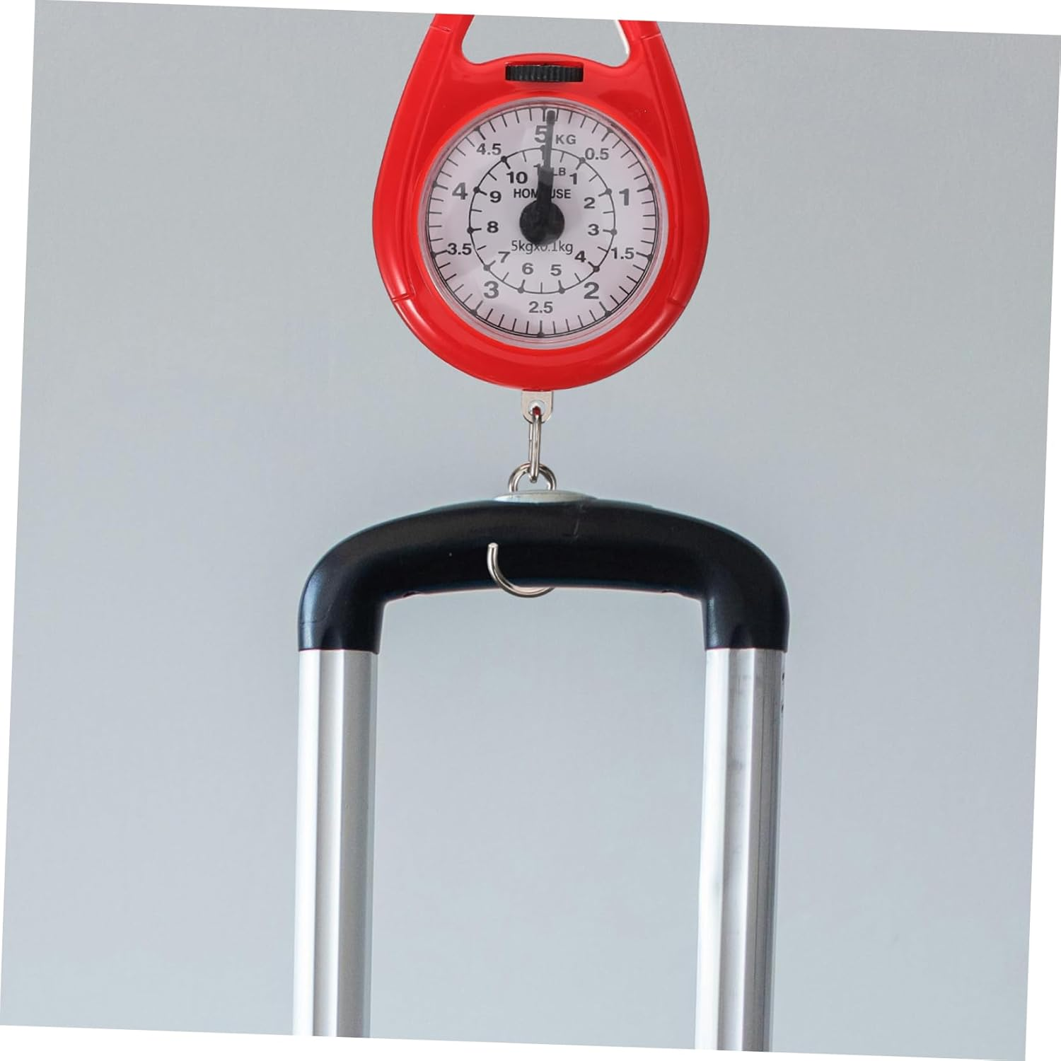 TEMPNAP Portable Mini Mechanical Spring Scale Handheld Luggage Weight Scale Hook for Suitcase and Fishing for Travel