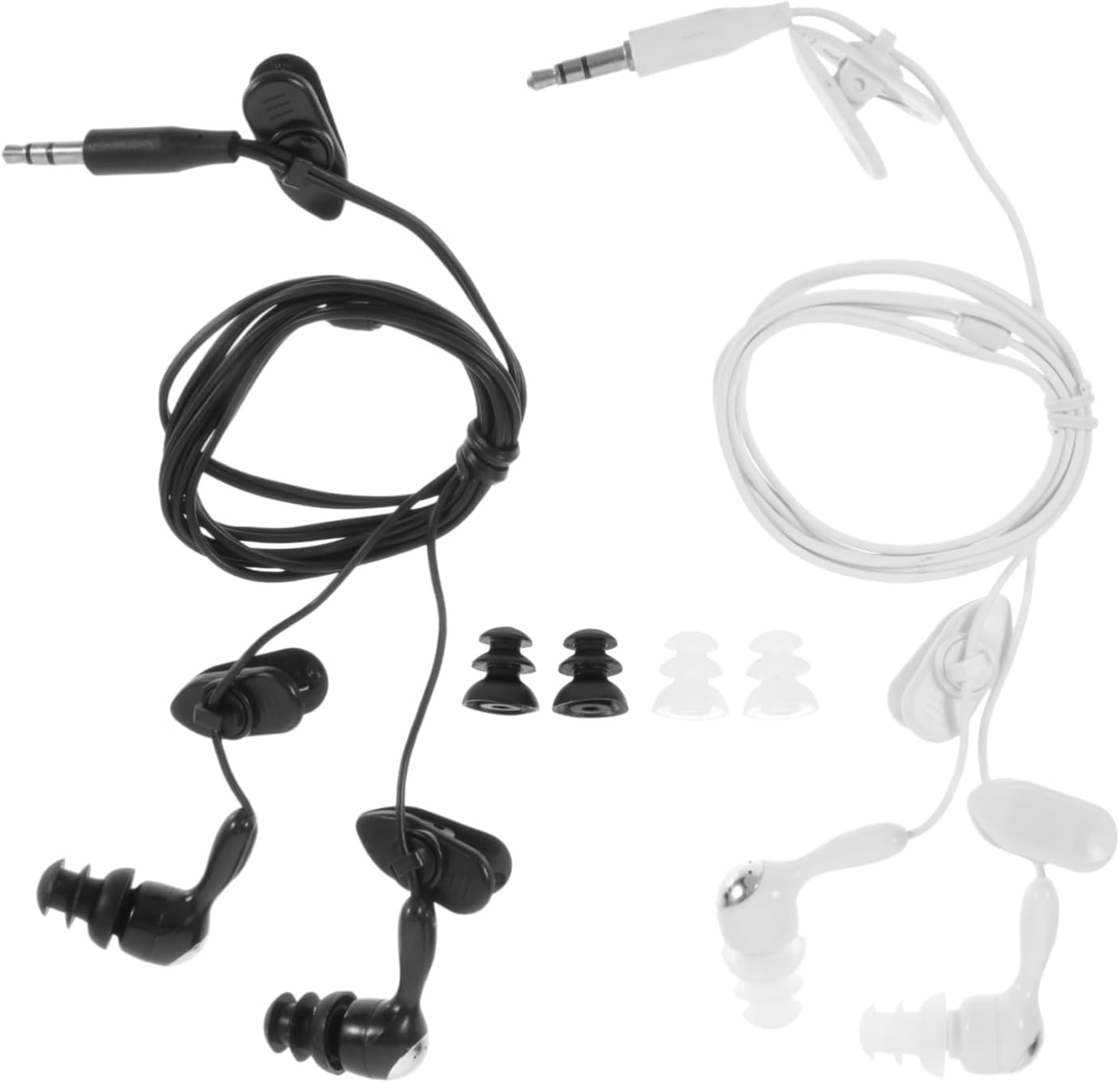 GARIOUANS Waterproof Mp3 Earphones for Swimming With-Ear Design and Ear Hook, 2Pcs Music Player Earphone for Diving, Shower, and Surfing image number 5