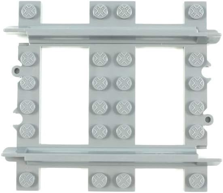 Trixbrix.Eu Half-Length Straight Track Set - 10 Pcs HO Scale Compatible with  City Train Sets image number 5