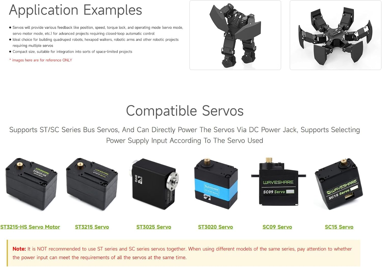 Waveshare ST/SC Serial Bus Servo Driver Board - Supports UART & USB Control, Powers up to 253 Servos, 42Mm X 33Mm, Mini ITX Motherboard image number 3