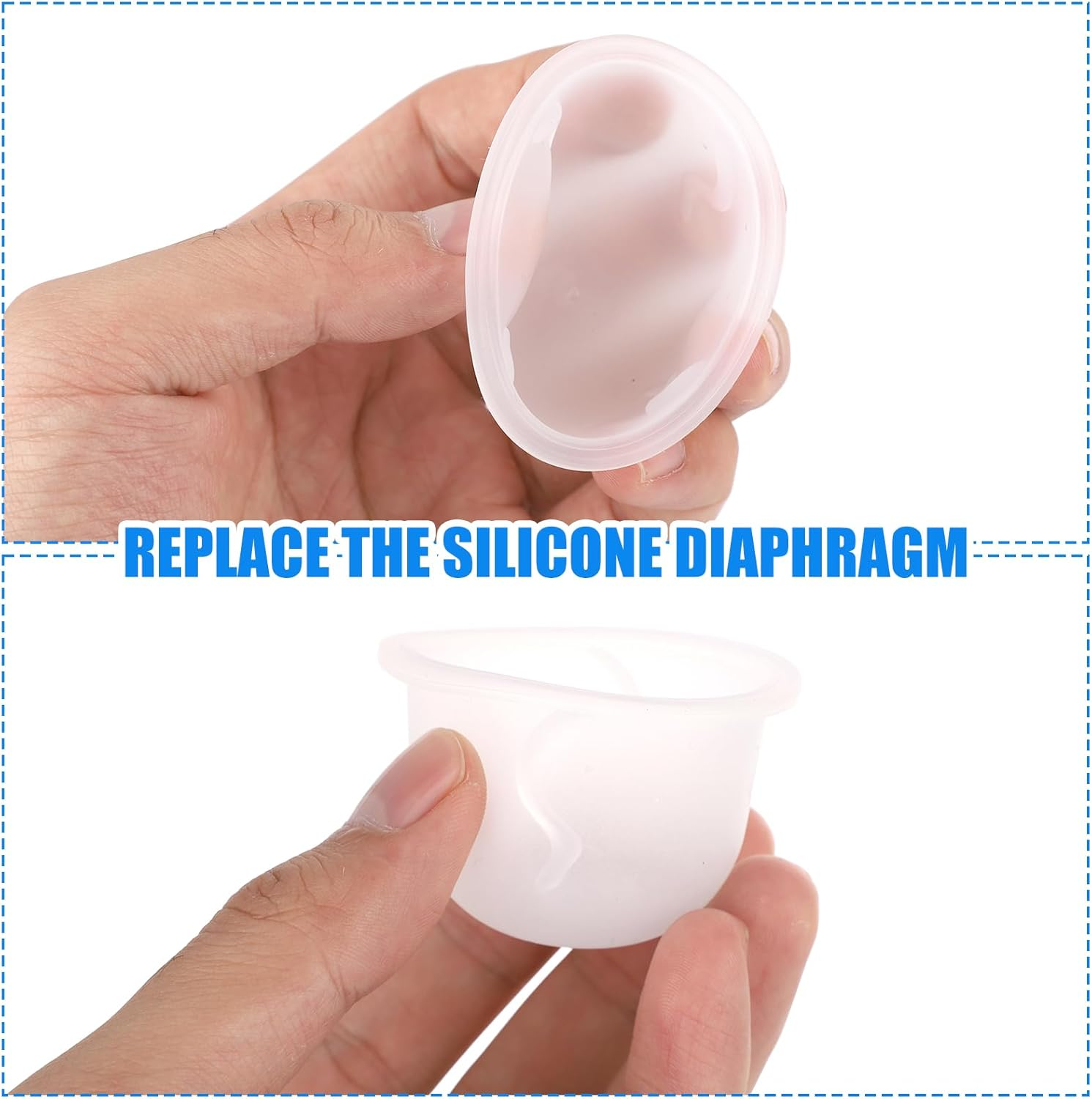 6 X Replacement Breast Pumps for Baby Buddha, Includes 4 Silicone Duckbill Valve and 2 Silicone Breast Pump Membrane, Bpa-Free Dehp-Free Breast Pump Accessories for Zomee Z1/Z2 image number 6