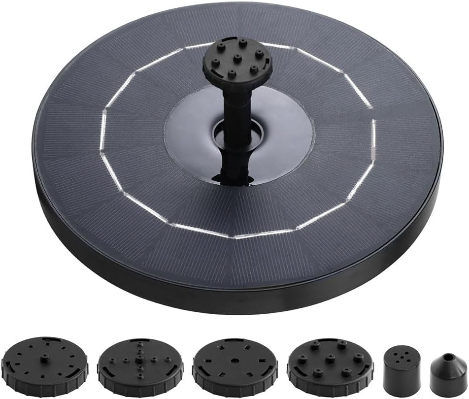 Gardeon Floating Solar Pond Water Fountain Pump Submersible Fountains 250L/H