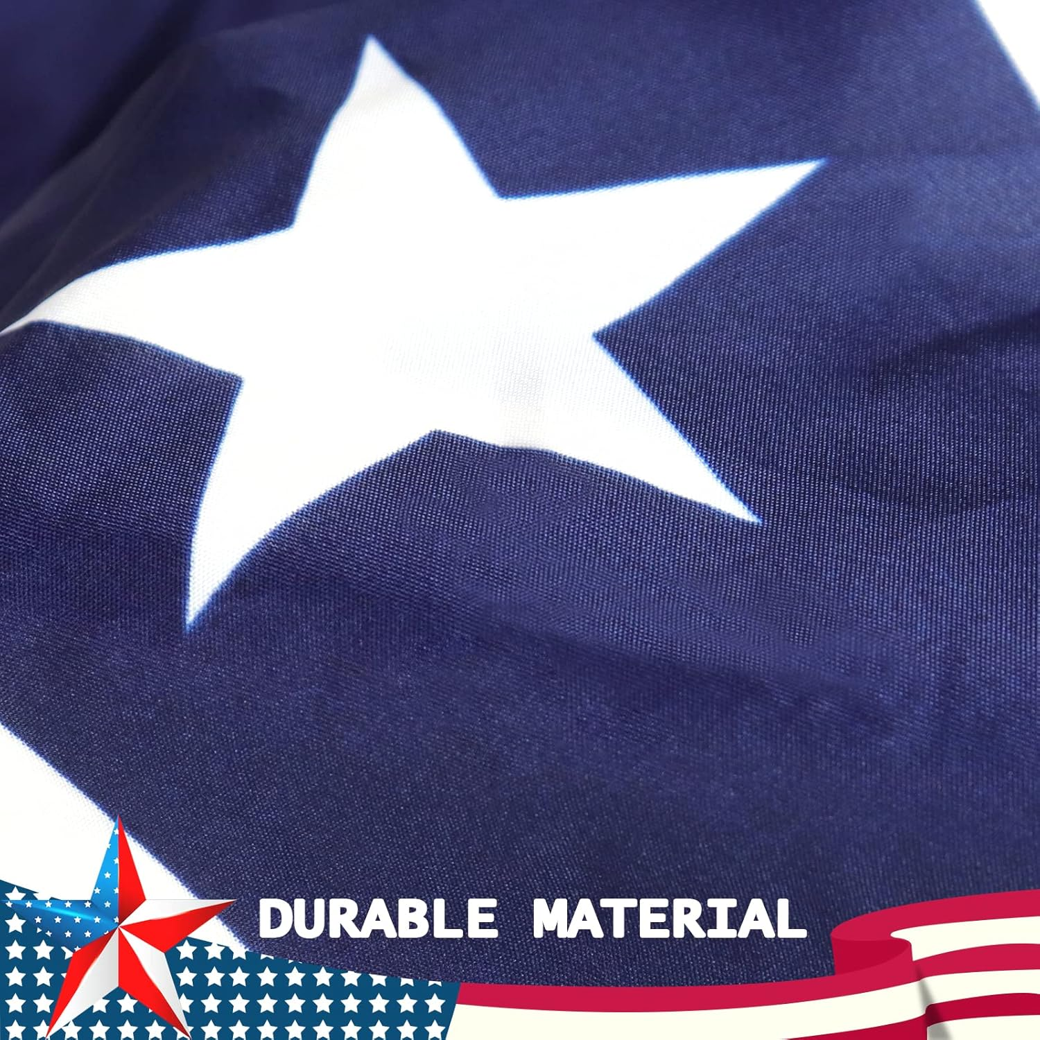 3 X 6 Ft American Pleated Fan Flag, USA Patriotic Half Fan Bunting Flag, 4Th of July Decorations Flags (Set of 4) image number 6