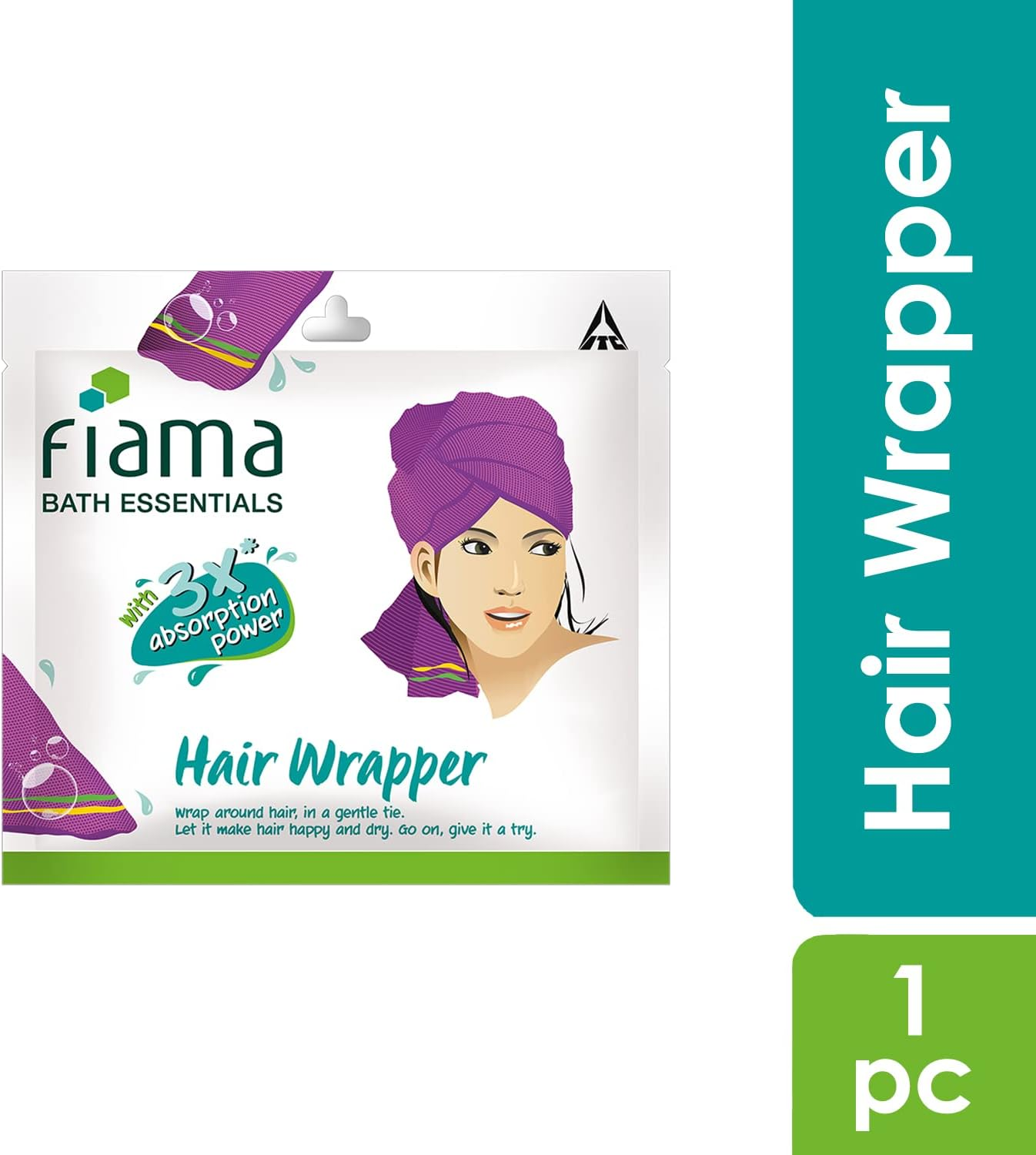 Fiama Bath Essentials Hair Wrapper image number 6