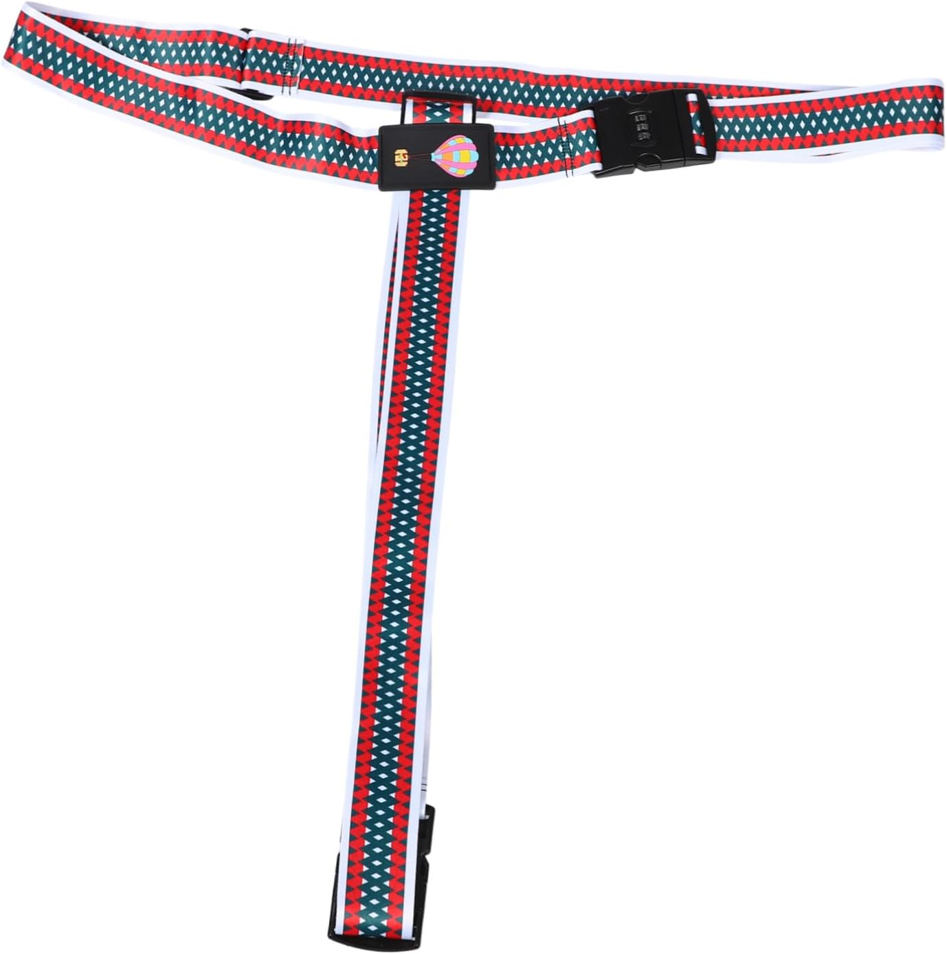 NIYANGLE 4Pcs Travel Luggage Belt Combination Lock Cartoon Print Adjustable Packing Strap for Suitcases Holiday Trips Luggage Straps image number 4