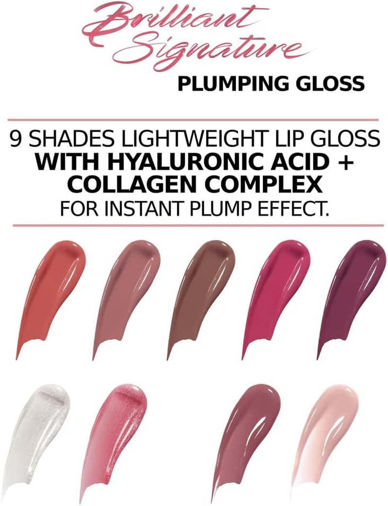 L'Or&eacute;al Paris, Lip Gloss, Hydrating & Intensely Plumping, Brilliant Signature Plumping Gloss, 402 I Soar image number 2