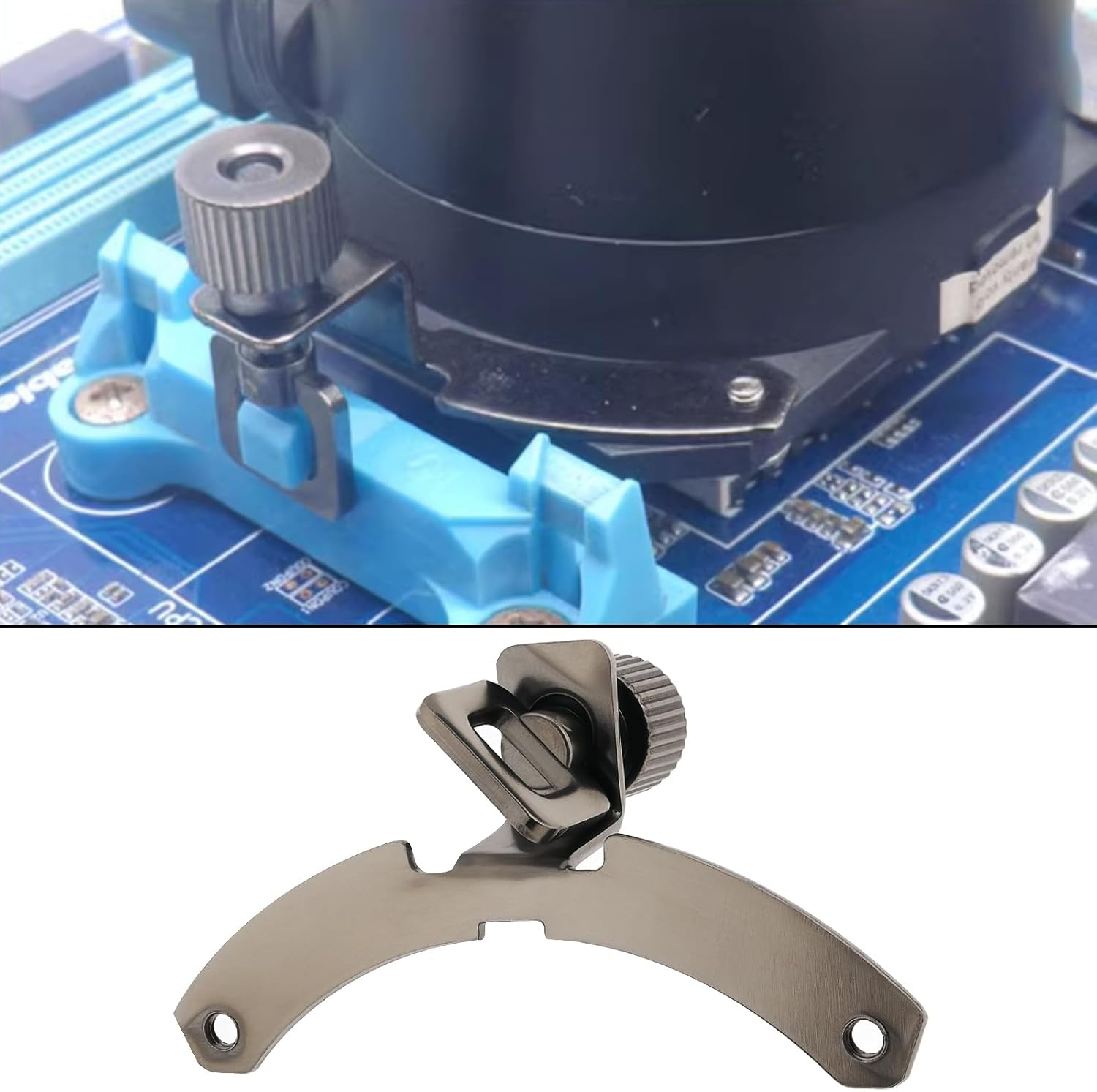2PCS Computer CPU Fixing Buckle Mounting Bracket Compatible with Cooler Master B120 240 360 AMD AM4 CPU Holder Clips image number 6