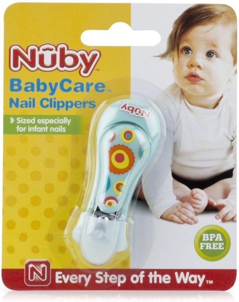 Nuby Baby Care Nail Clippers, Colors May Vary