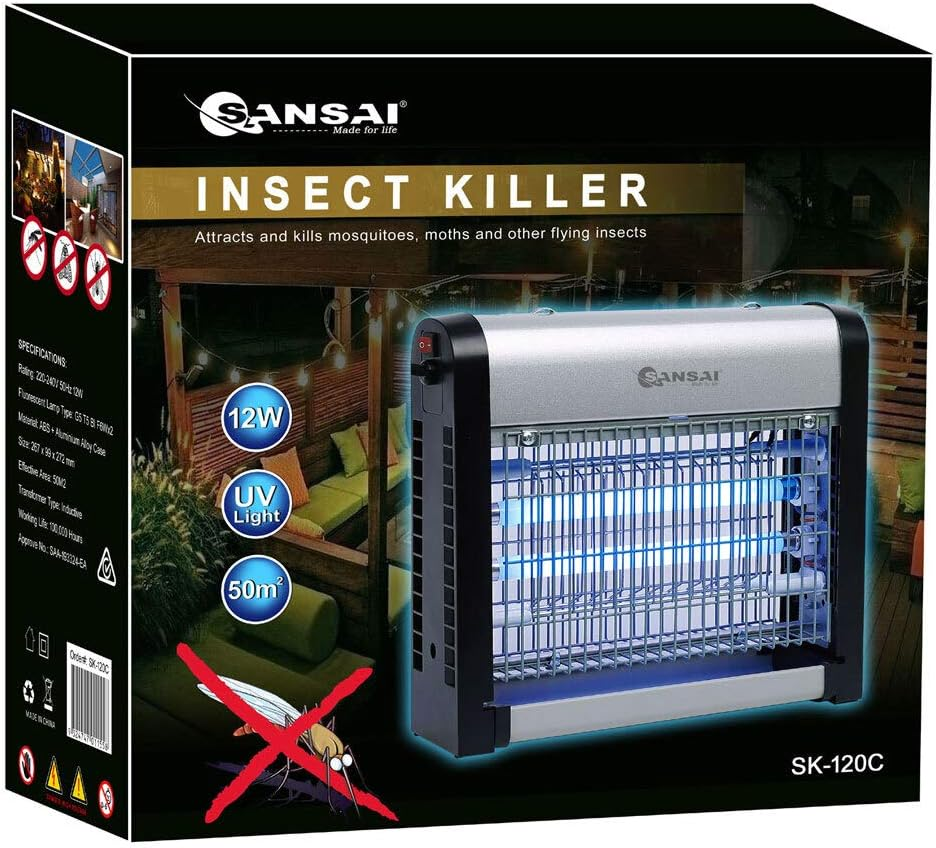 Sansai 27.2Cm 14W Electric Insect Killer Zapper Mosquito/Fly Trap Catcher image number 2