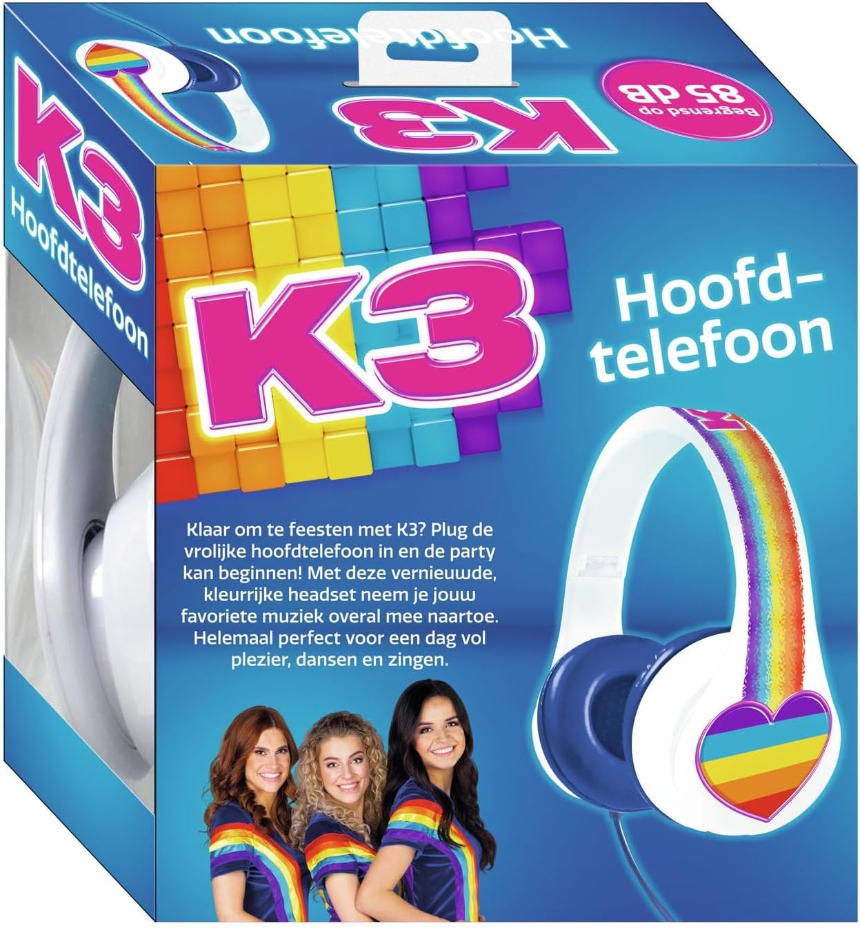 K3 Headphones - Headphones Rainbow - Limited to 85 Db